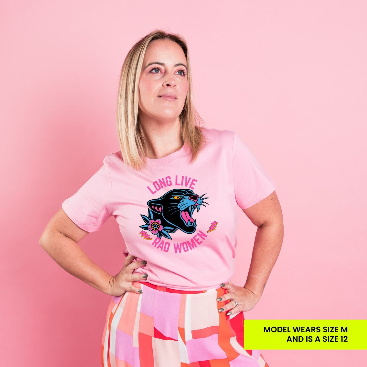 Long Live Rad Women Pink Tee