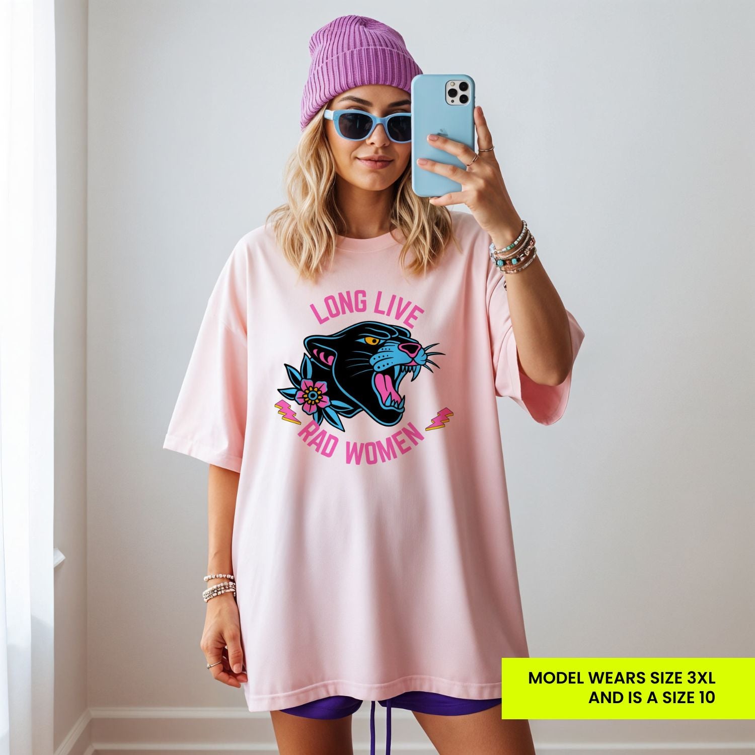 Long Live Rad Women Pink Tee