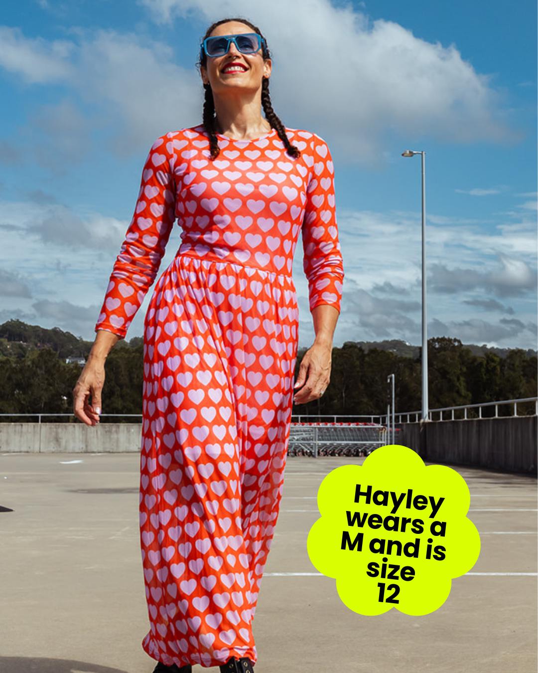 Love Heart Mesh Dress - OLINE THIS THURSDAY