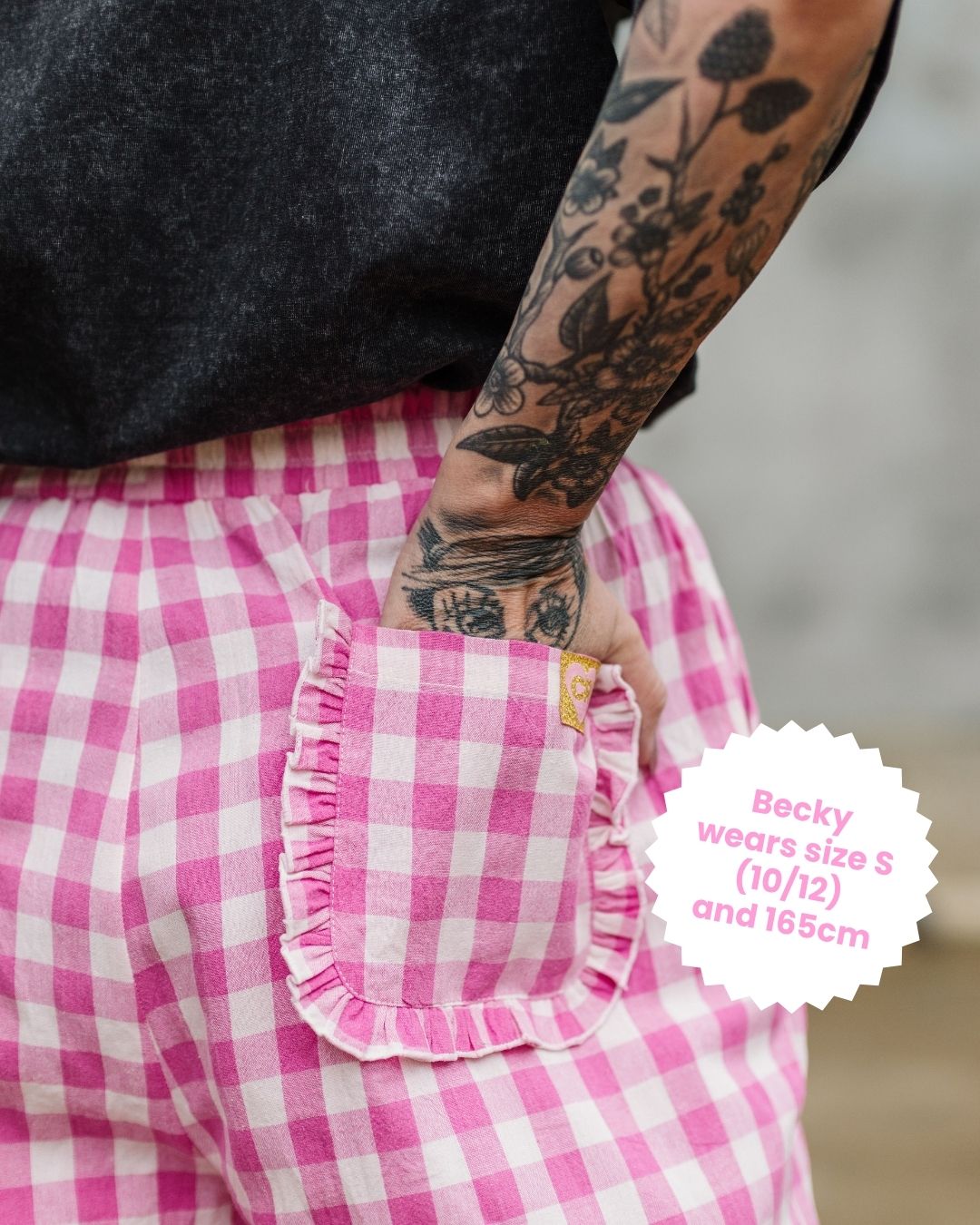 Pink Gingham Pants - ONLINE 22nd Sept