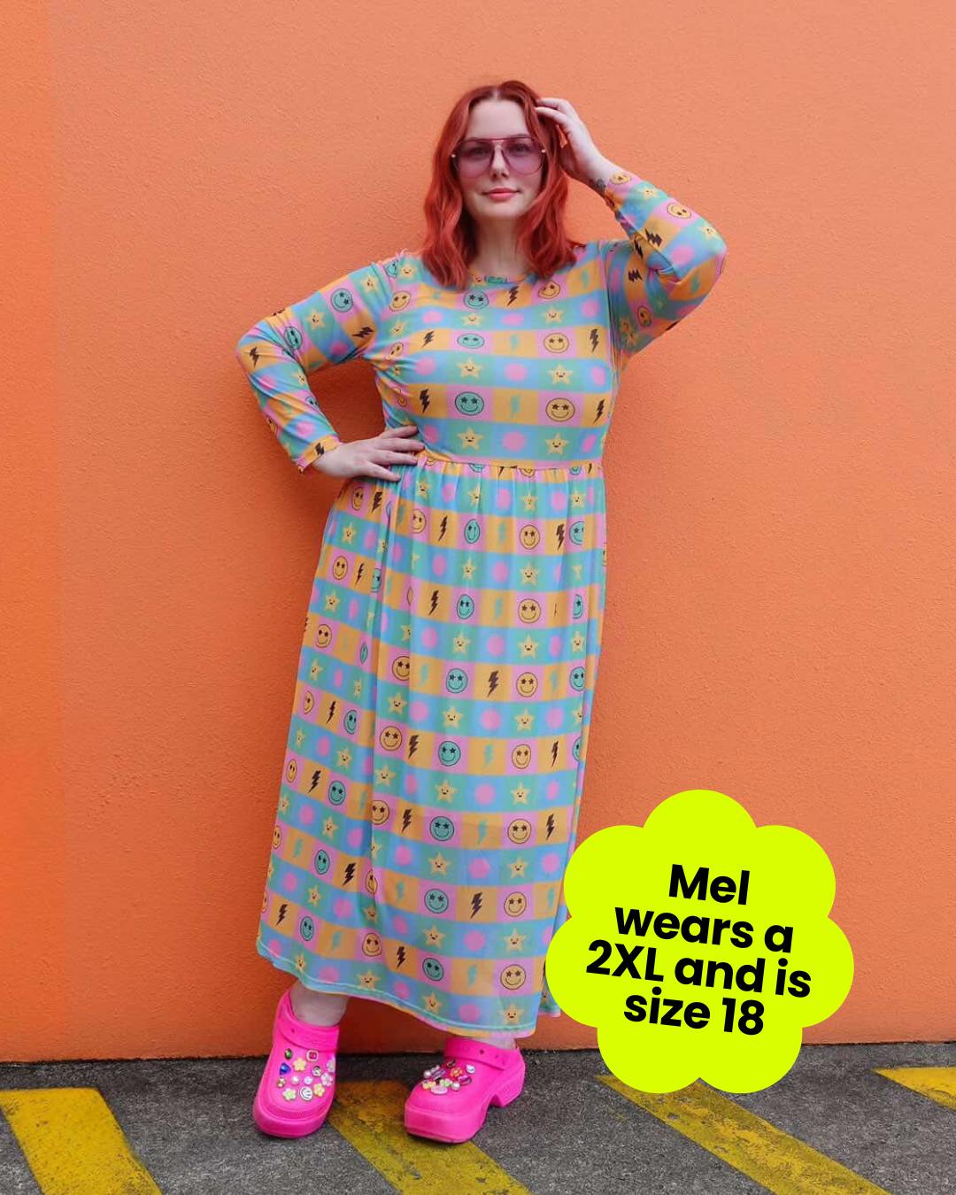 Rainbow Square Mesh Dress - OLINE THIS THURSDAY