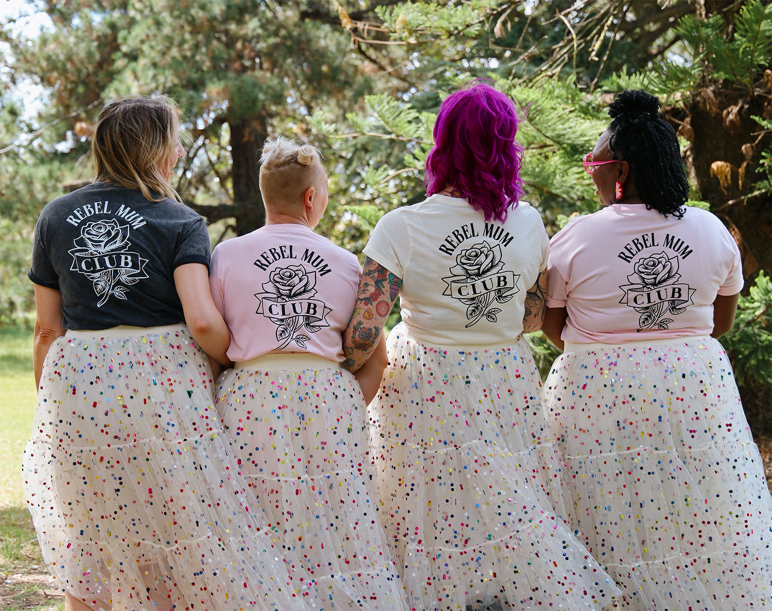 Rebel Mums Club Womens Cream Tee
