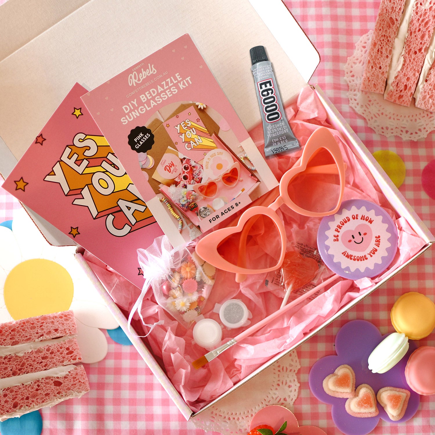 Adults DIY Craft Bedazzle Sunnies Kit