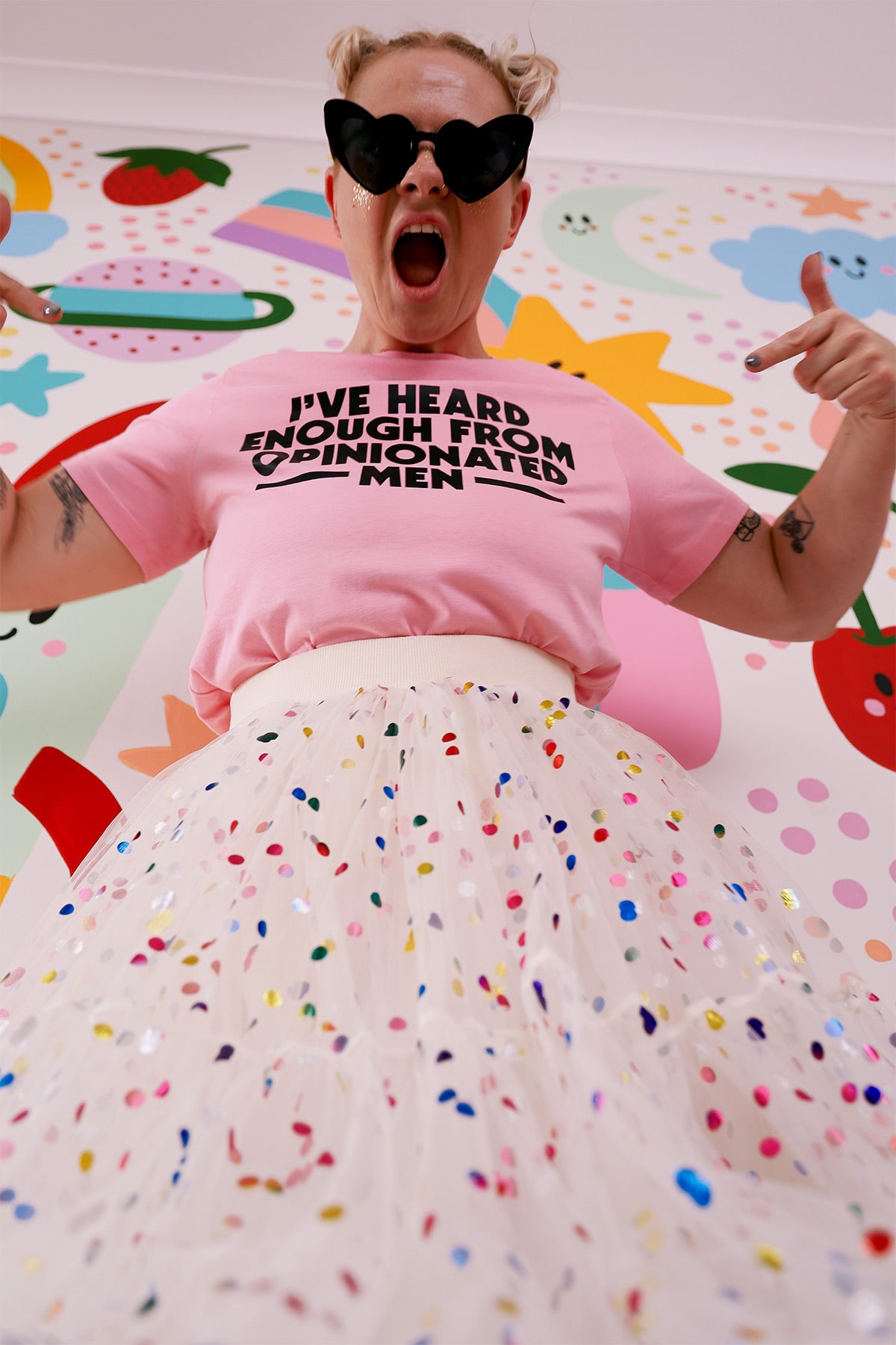 I've Heard Enough Bubblegum Womens Tee