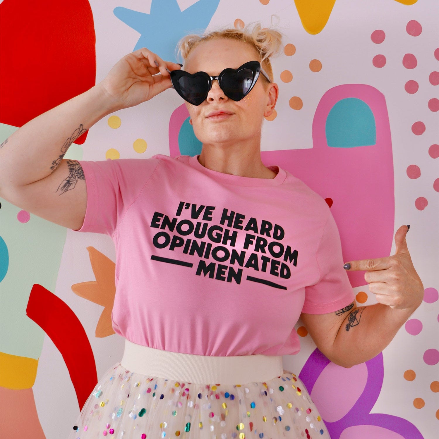 I've Heard Enough Bubblegum Womens Tee