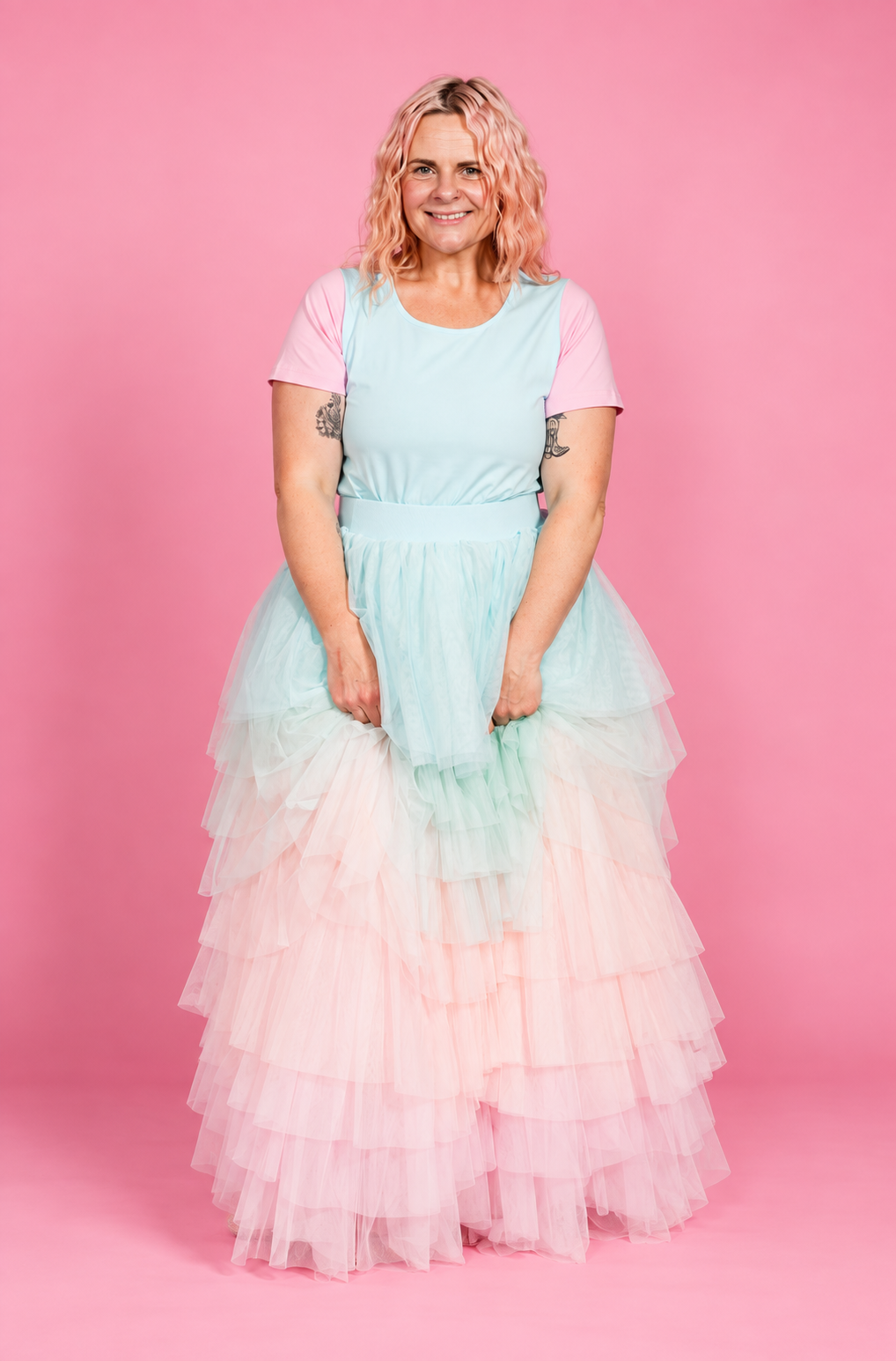 Pastel Rainbow Tulle Skirt - ONLINE OCT 15!