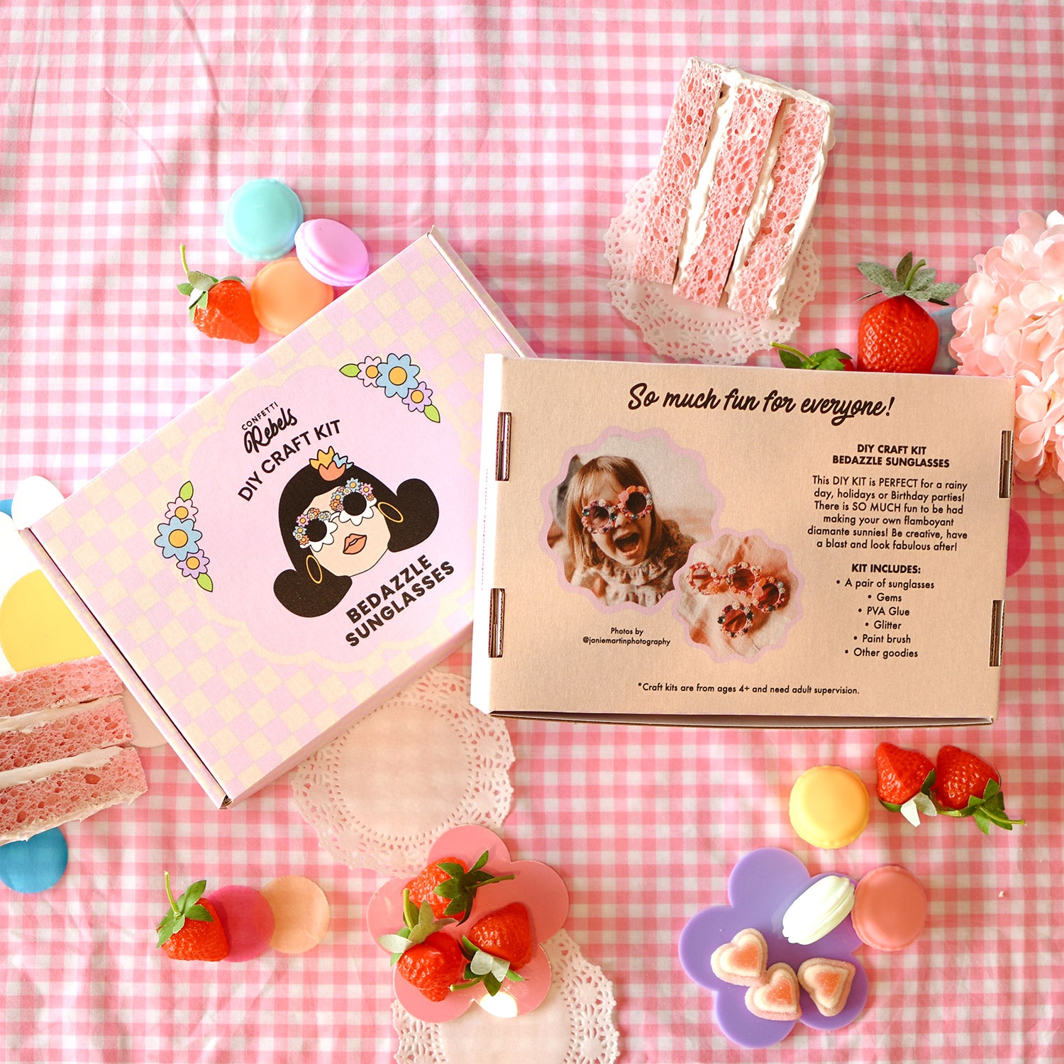 Kids DIY Craft Bedazzle Sunnies Pack