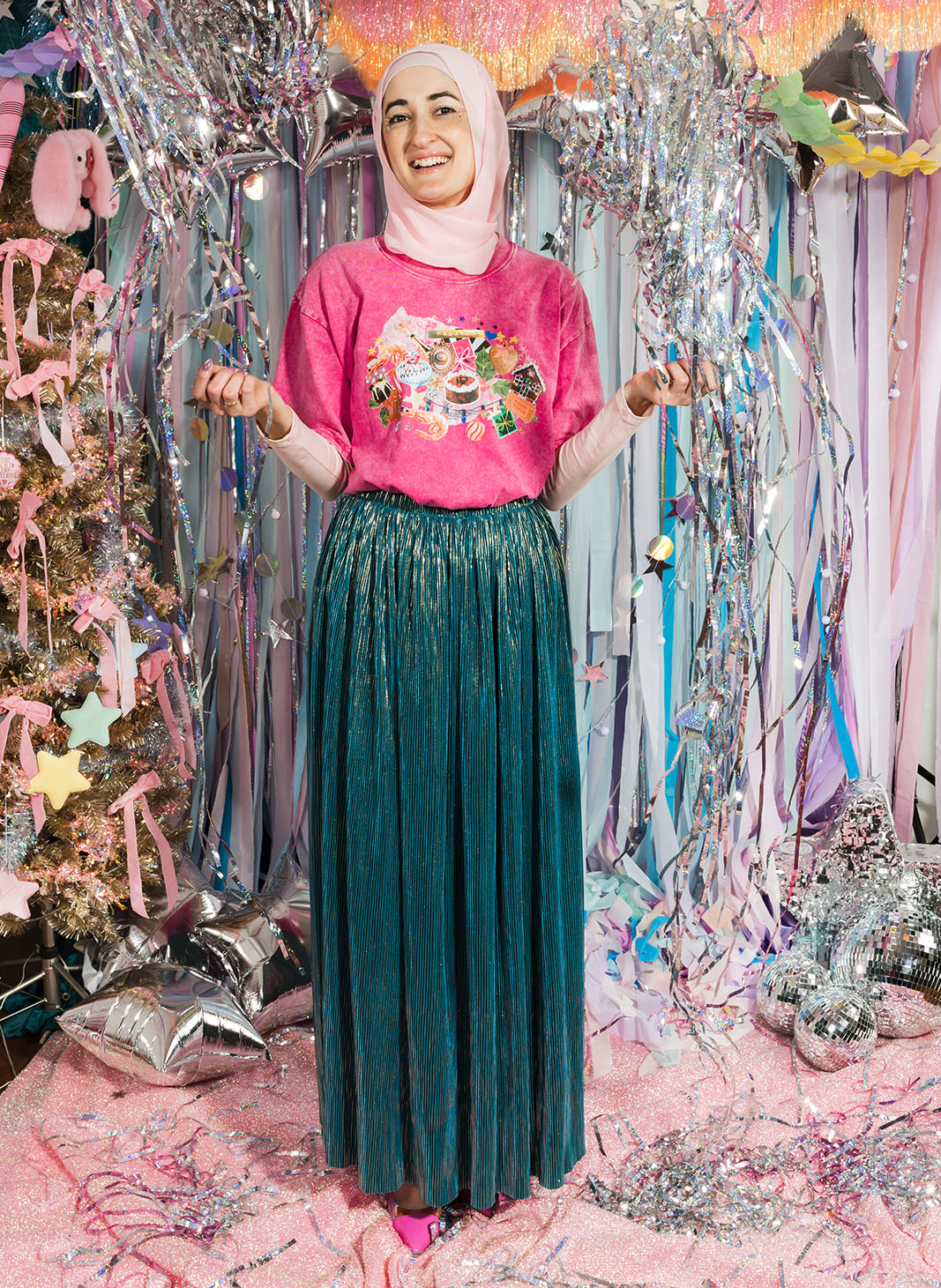 Green Shimmer Skirt - ONLINE OCT 15!