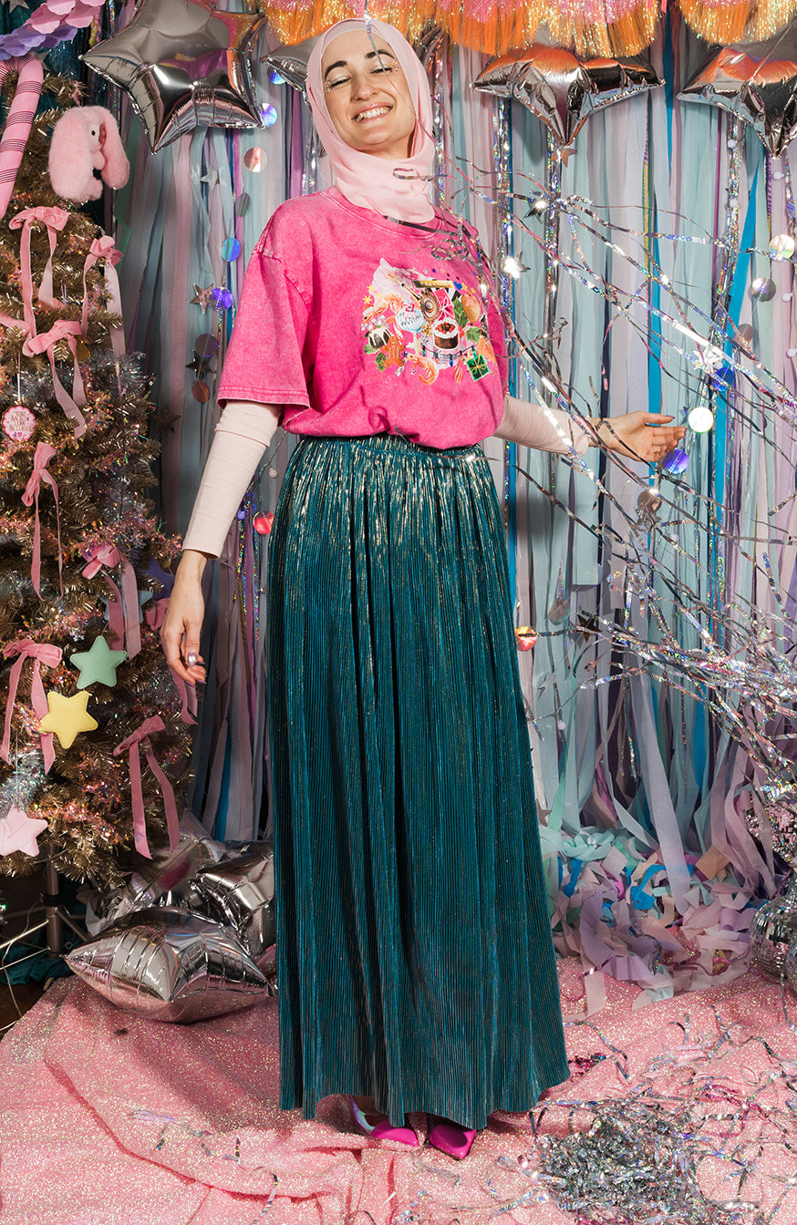 Green Shimmer Skirt - ONLINE OCT 15!