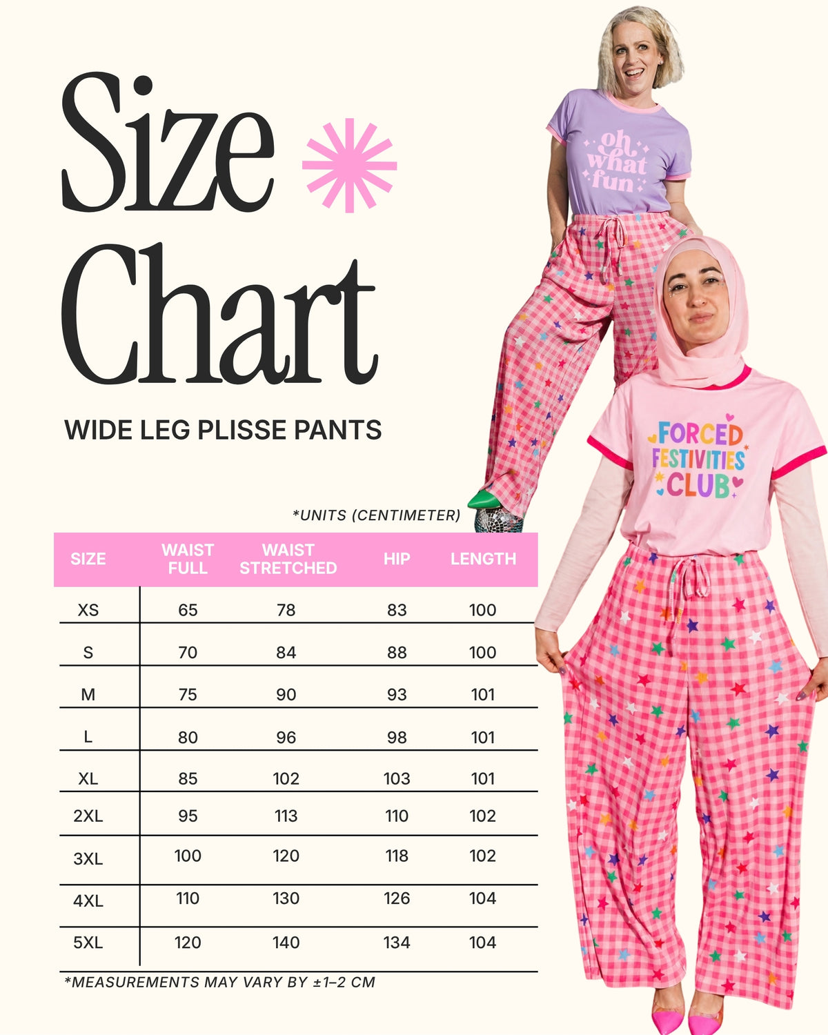 Confetti Star Plisse Stretch Pants
