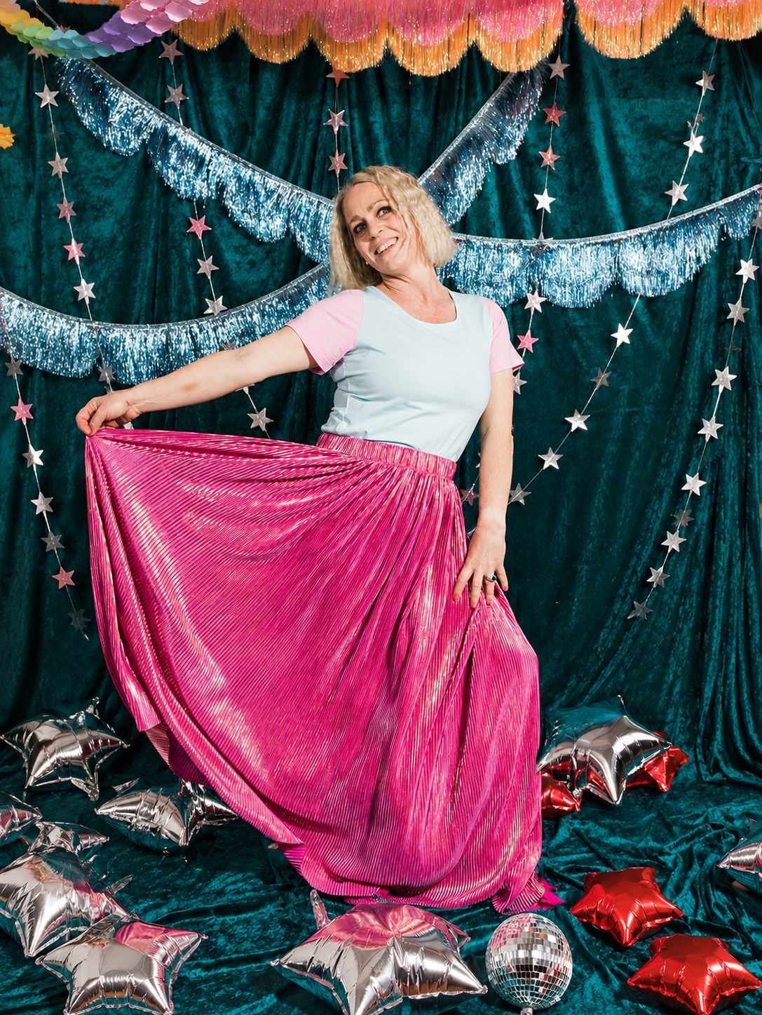Pink Shimmer Skirt - ONLINE OCT 15!
