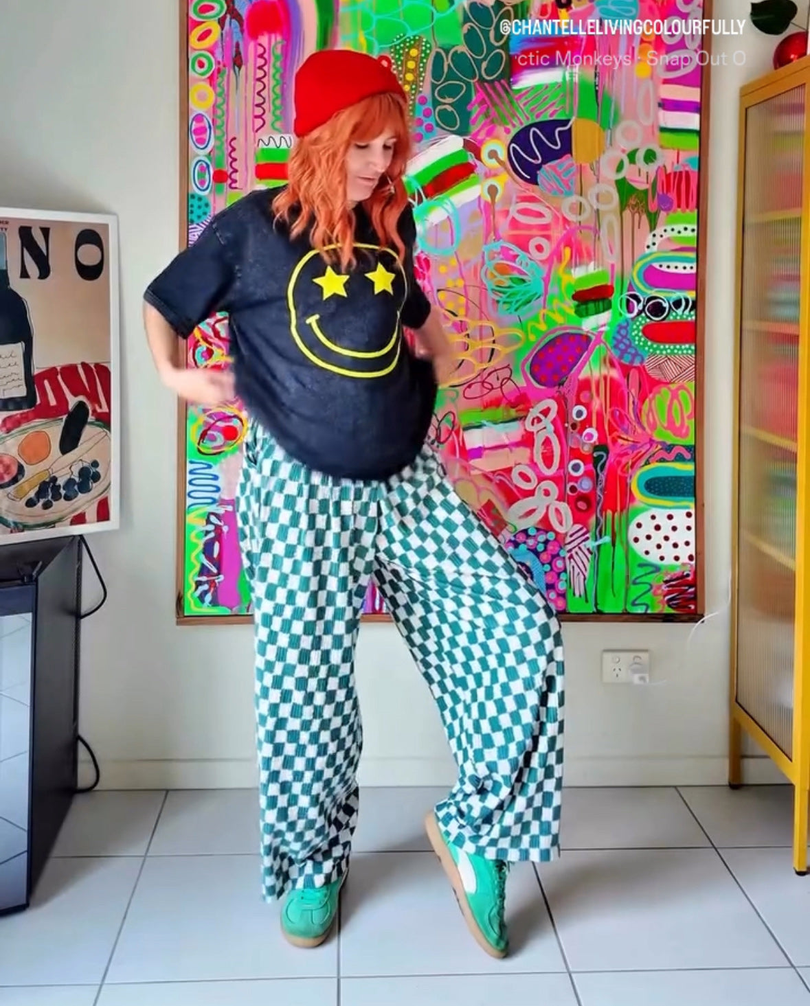 Chaotic Tee Black Oversize tee