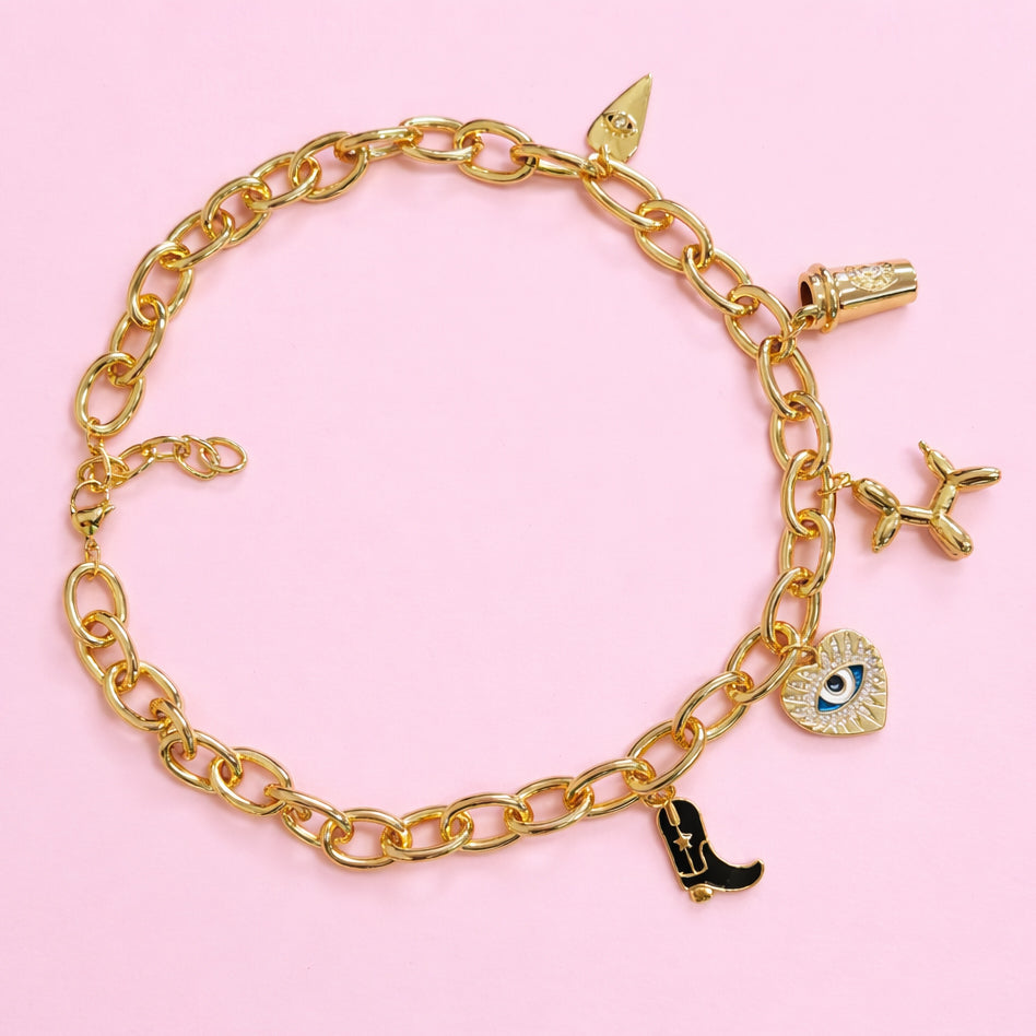 All The Things Gold Chunky Necklace