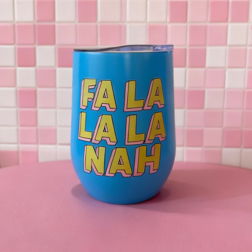 Fa La La La Nah Blue Coffee Mug