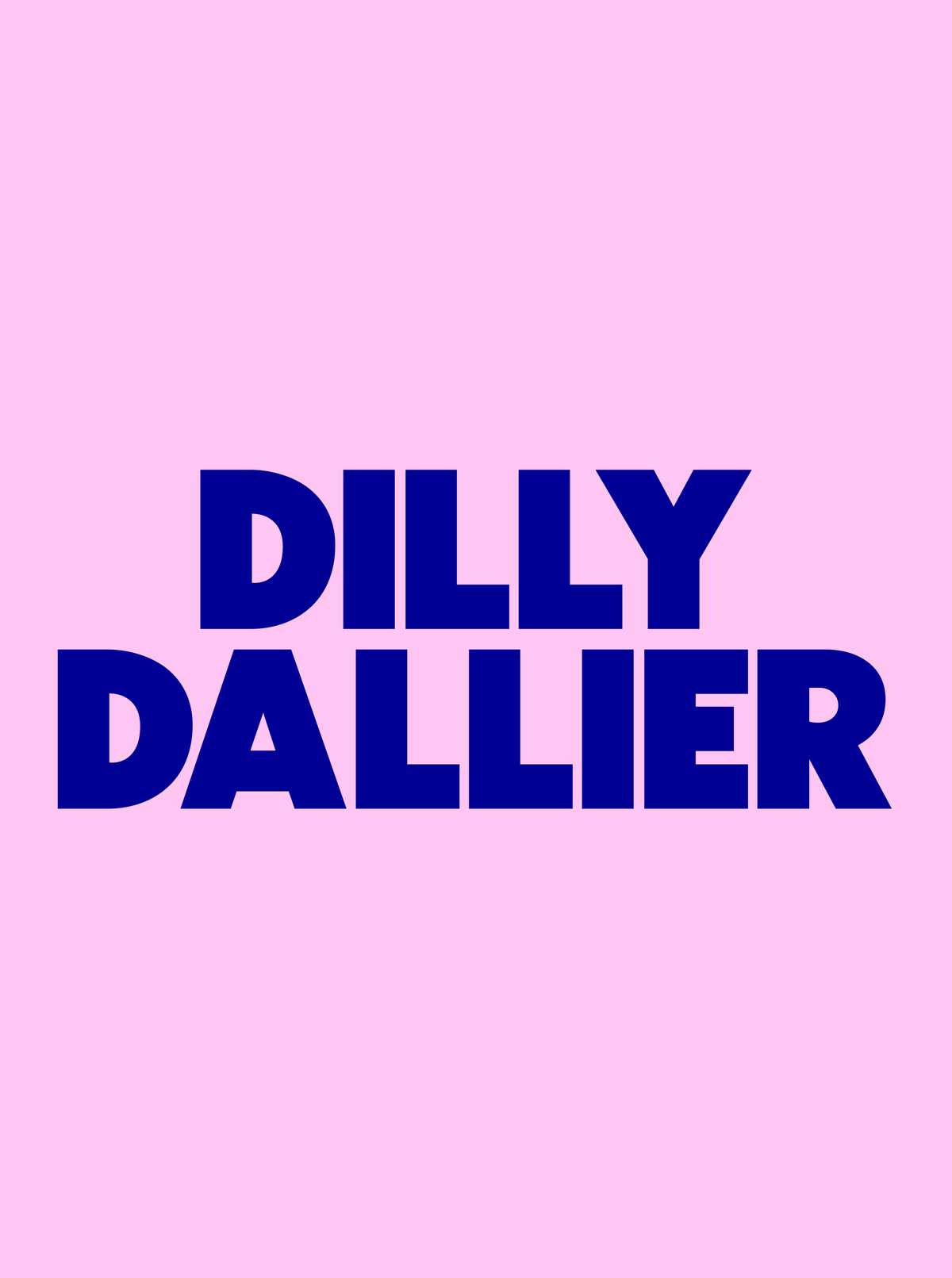 Dilly Dalliers - PRINT ADD ON