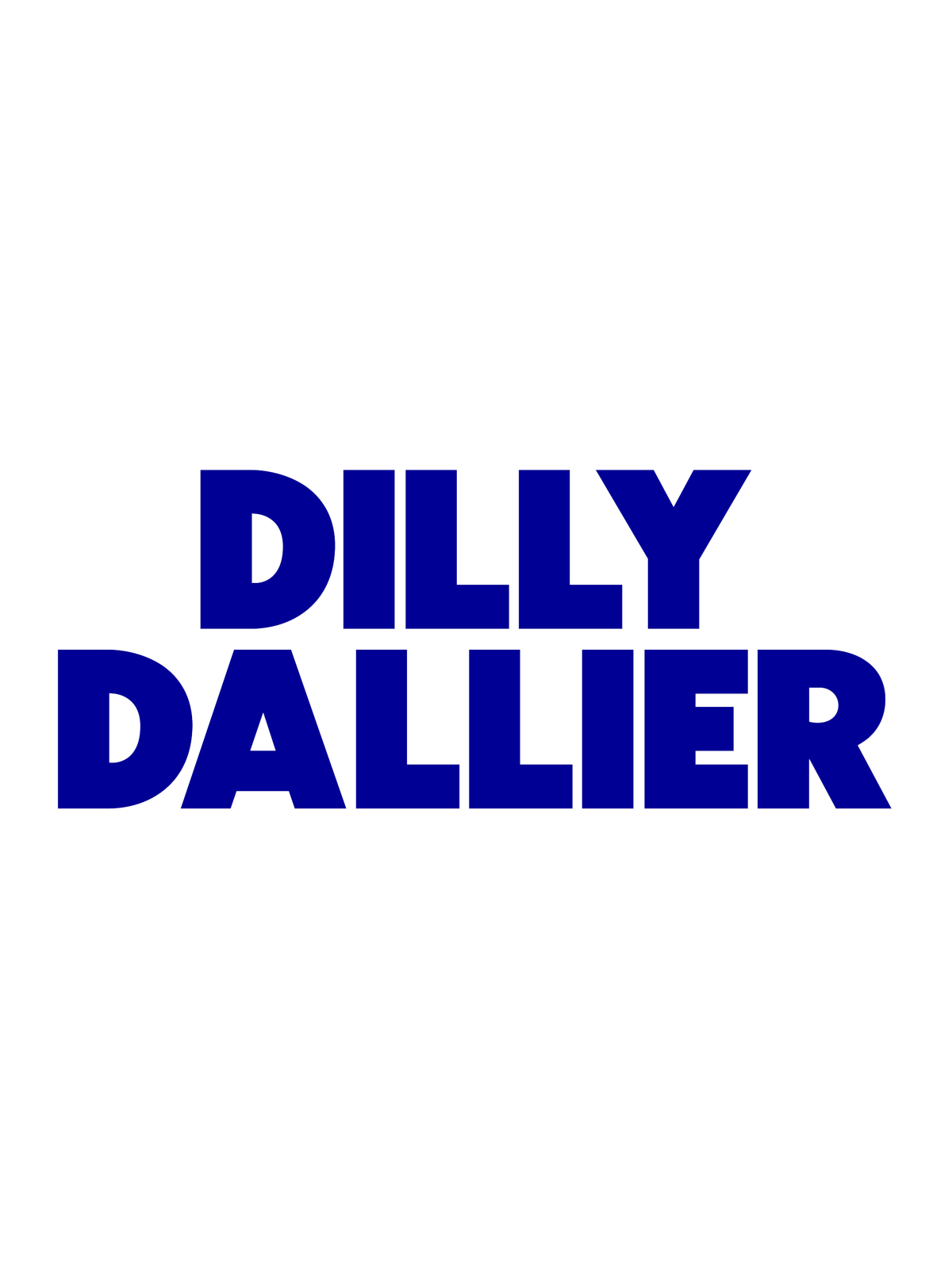 Dilly Dalliers - PRINT ADD ON