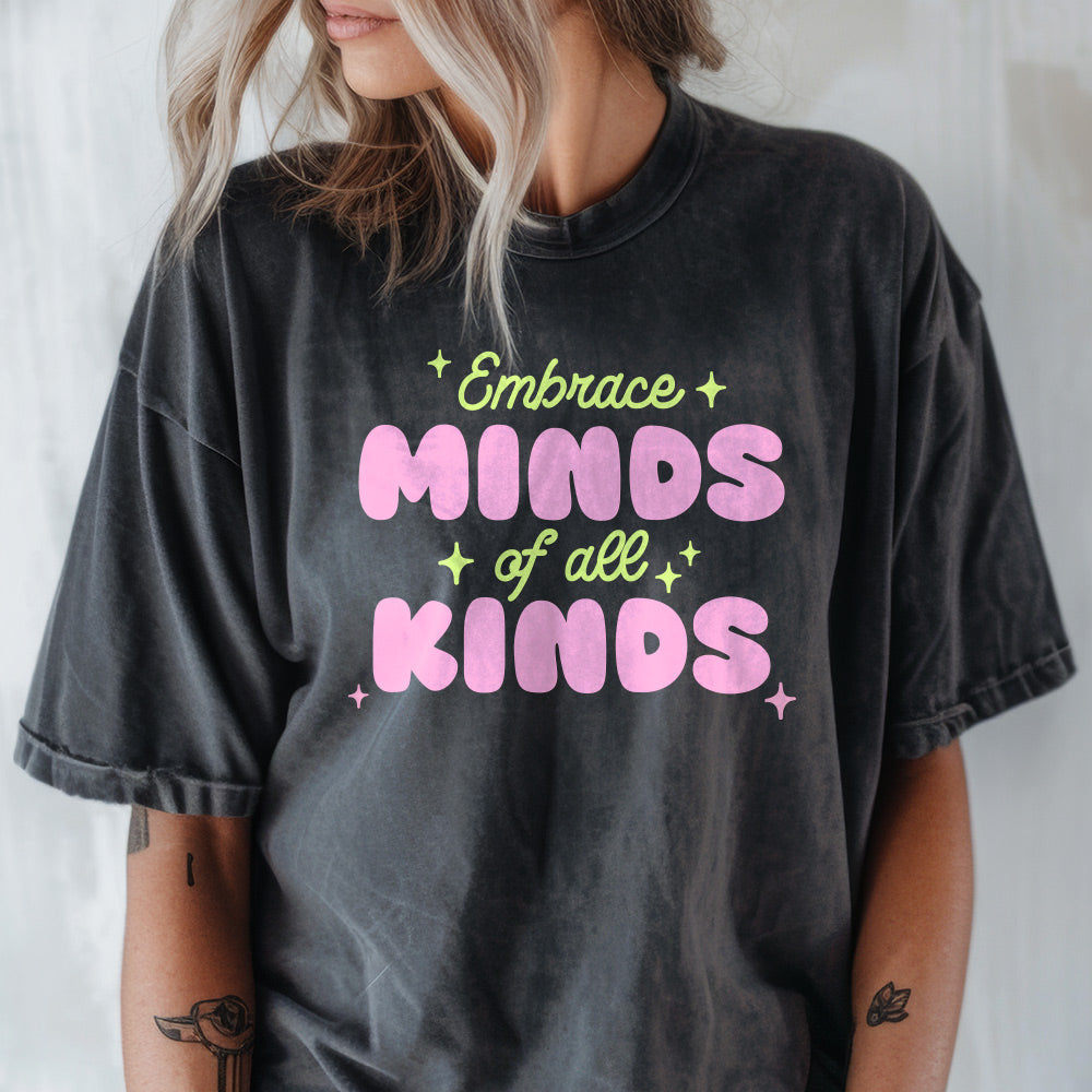 Embrace Minds of All Kinds Oversize Tee