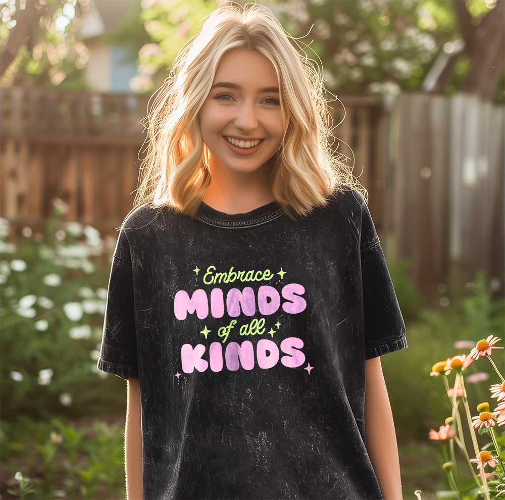 Embrace Minds of All Kinds Oversize Tee