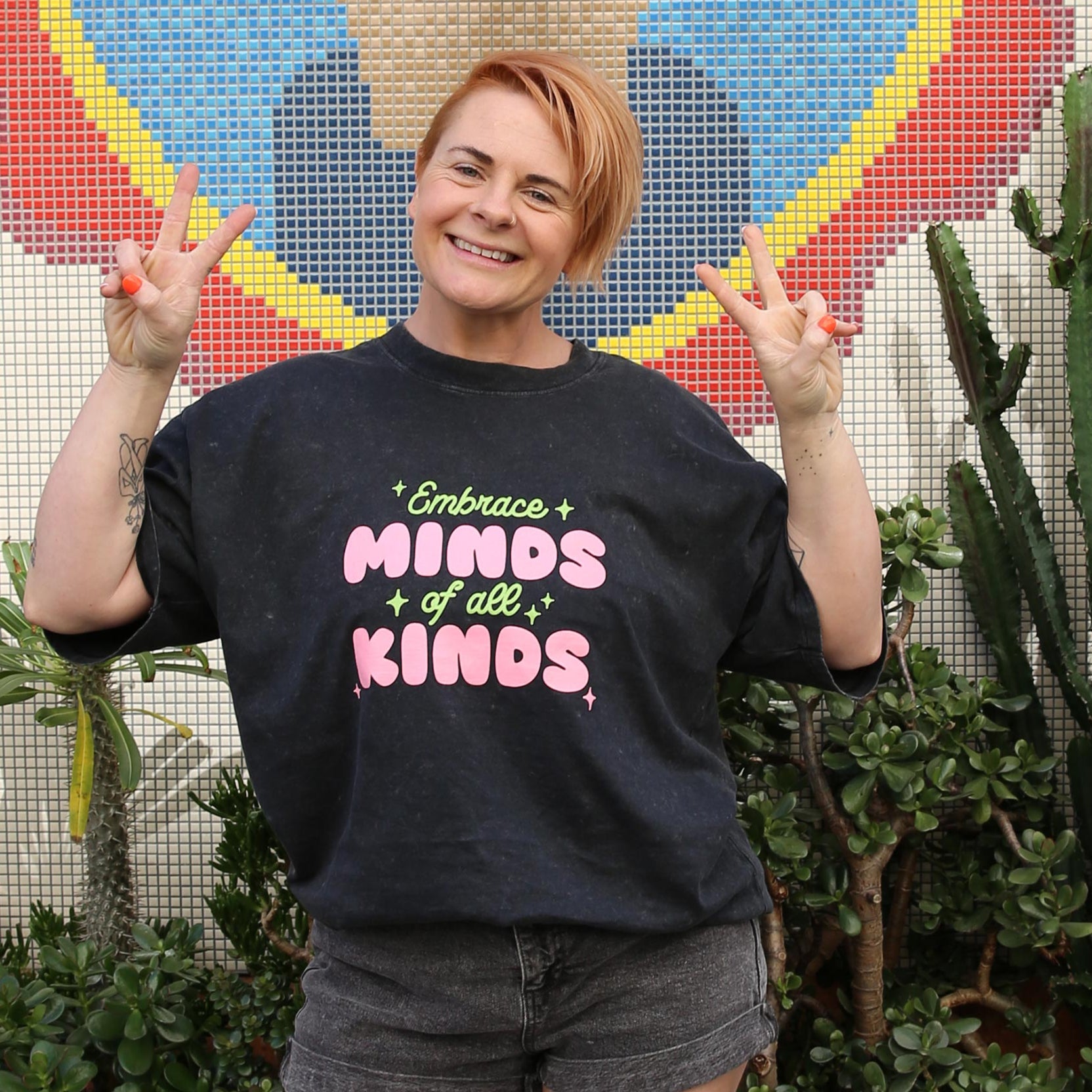 Embrace Minds of All Kinds Oversize Tee