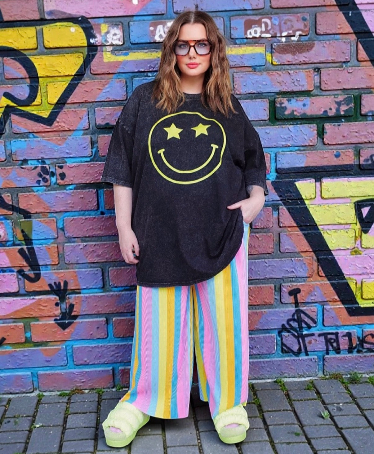 Chaotic Tee Black Oversize tee