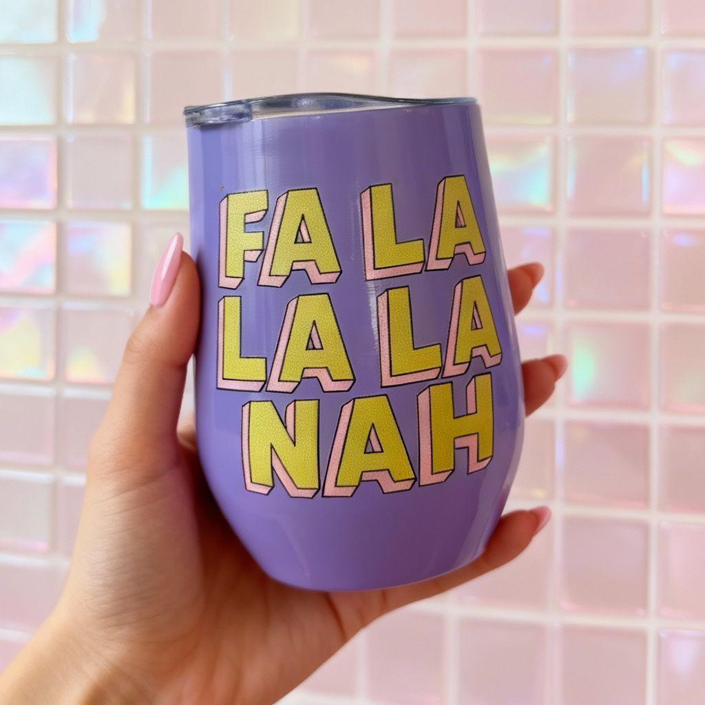 Fa La La La Nah Lilac Coffee Mug
