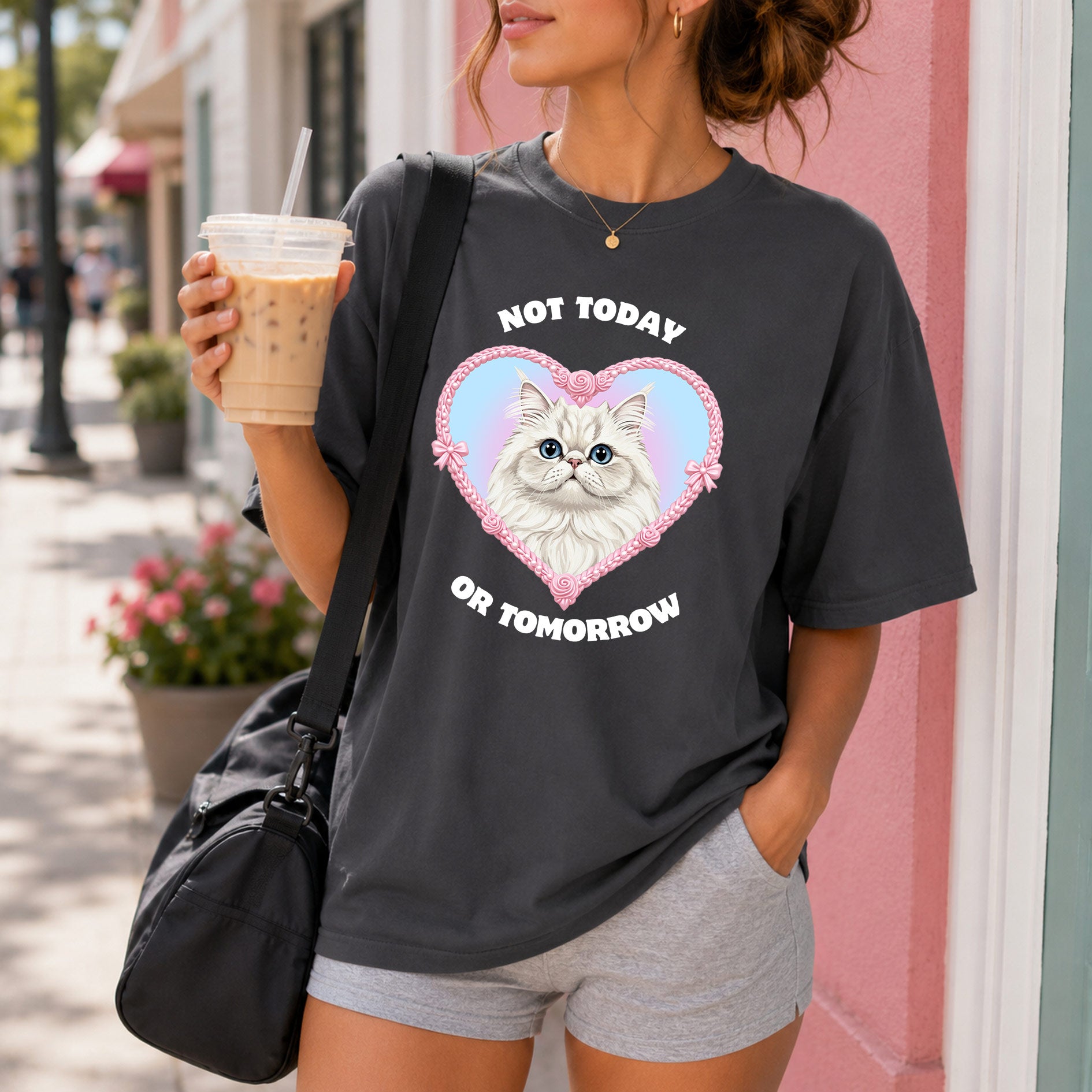 Not Today Grey Womens Tee