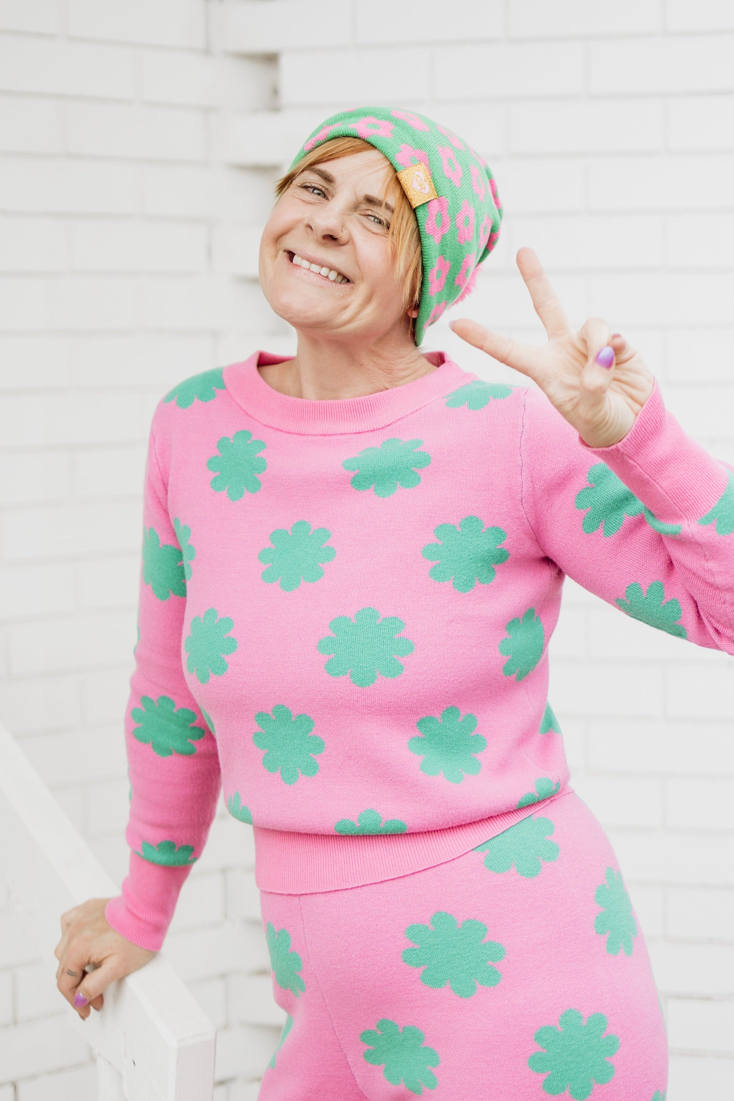 Flower Power Beanie - SMALL
