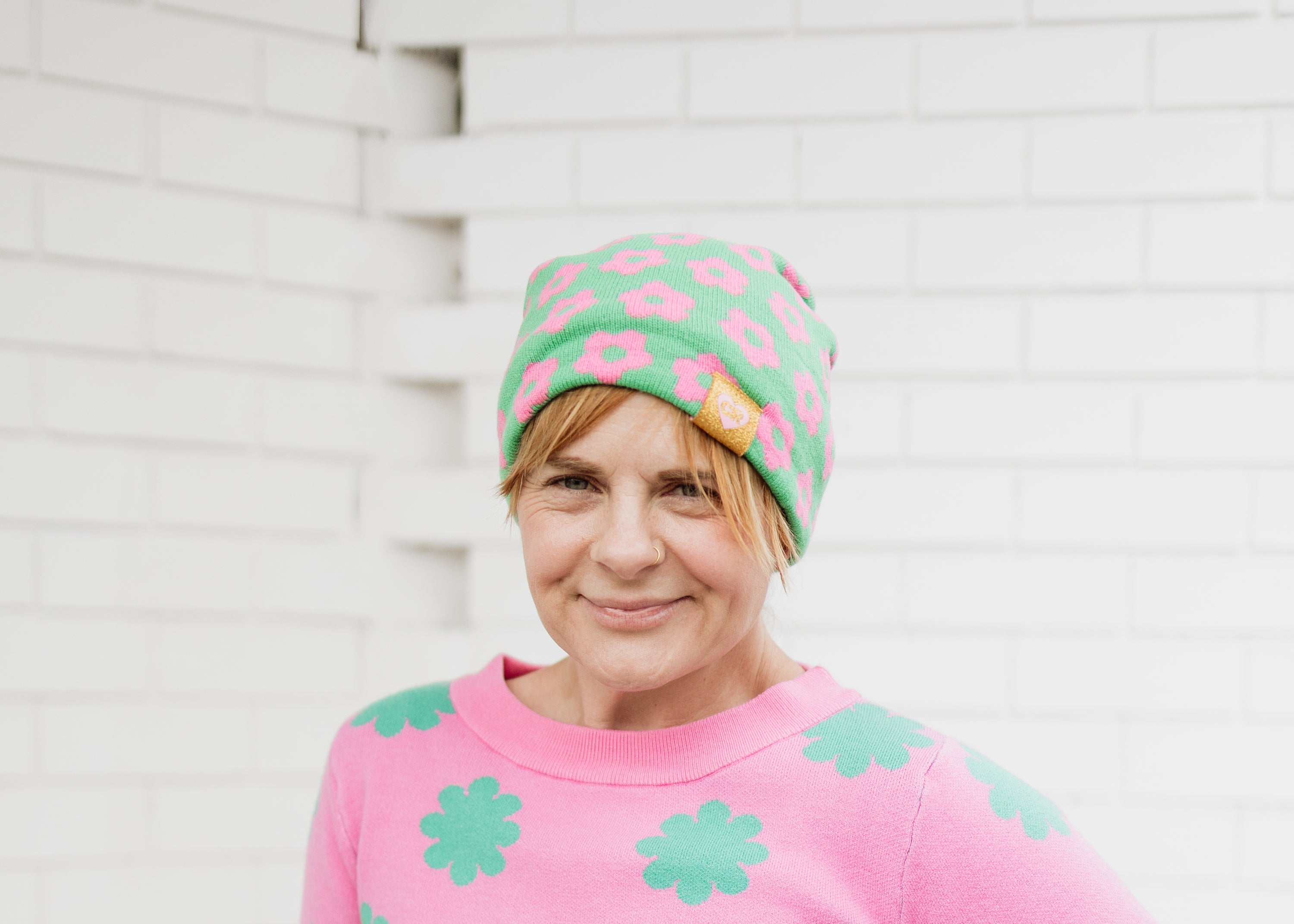 Flower Power Beanie - SMALL