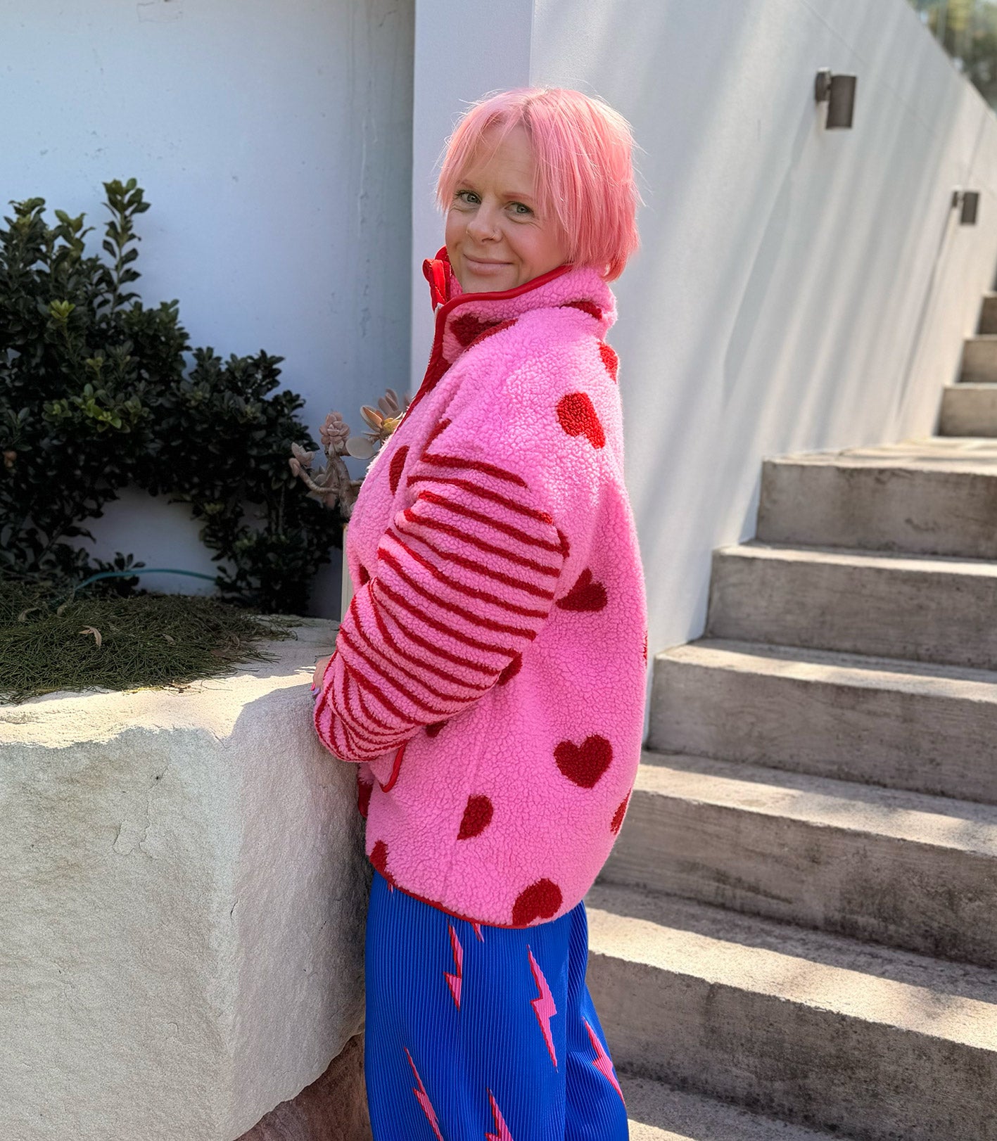 Love Heart Fleece Jacket - PREORDER