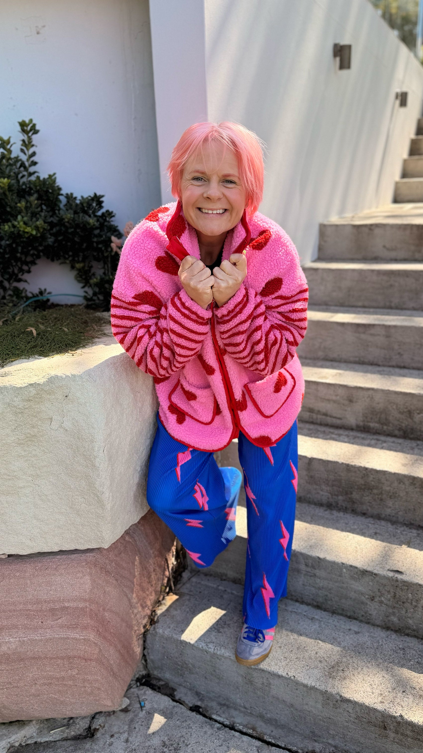 Love Heart Fleece Jacket - PREORDER