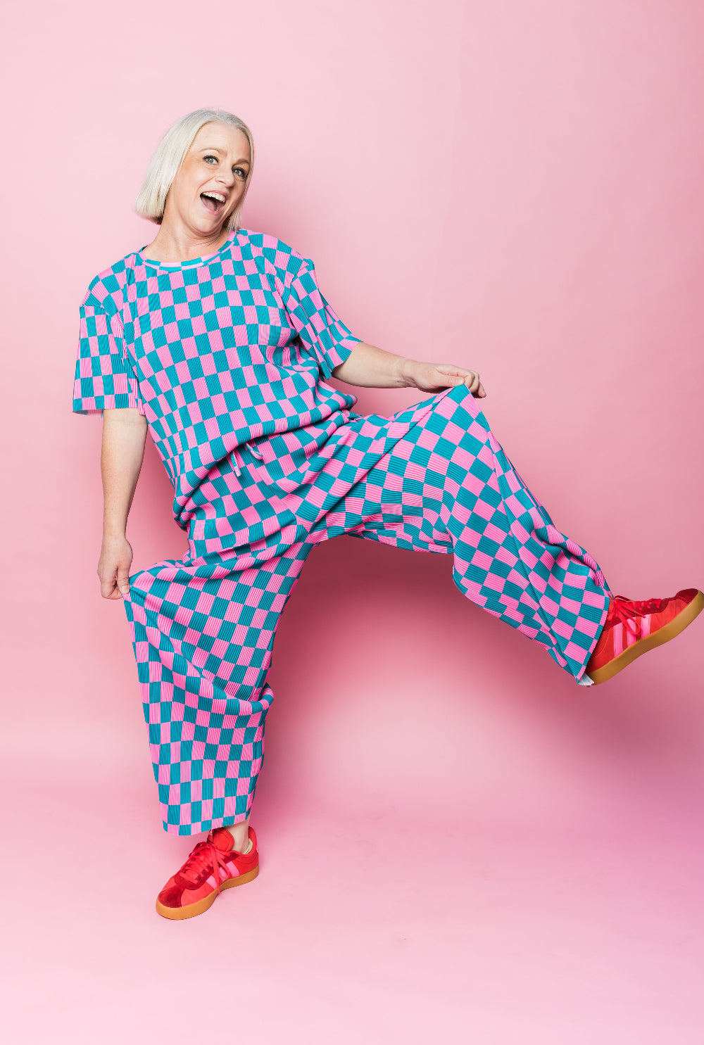 Confetti Checkered Plisse Set - ONLINE AUG 13