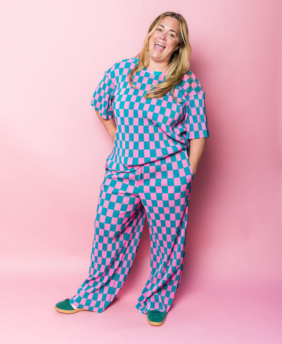 Confetti Checkered Plisse Set - ONLINE AUG 13