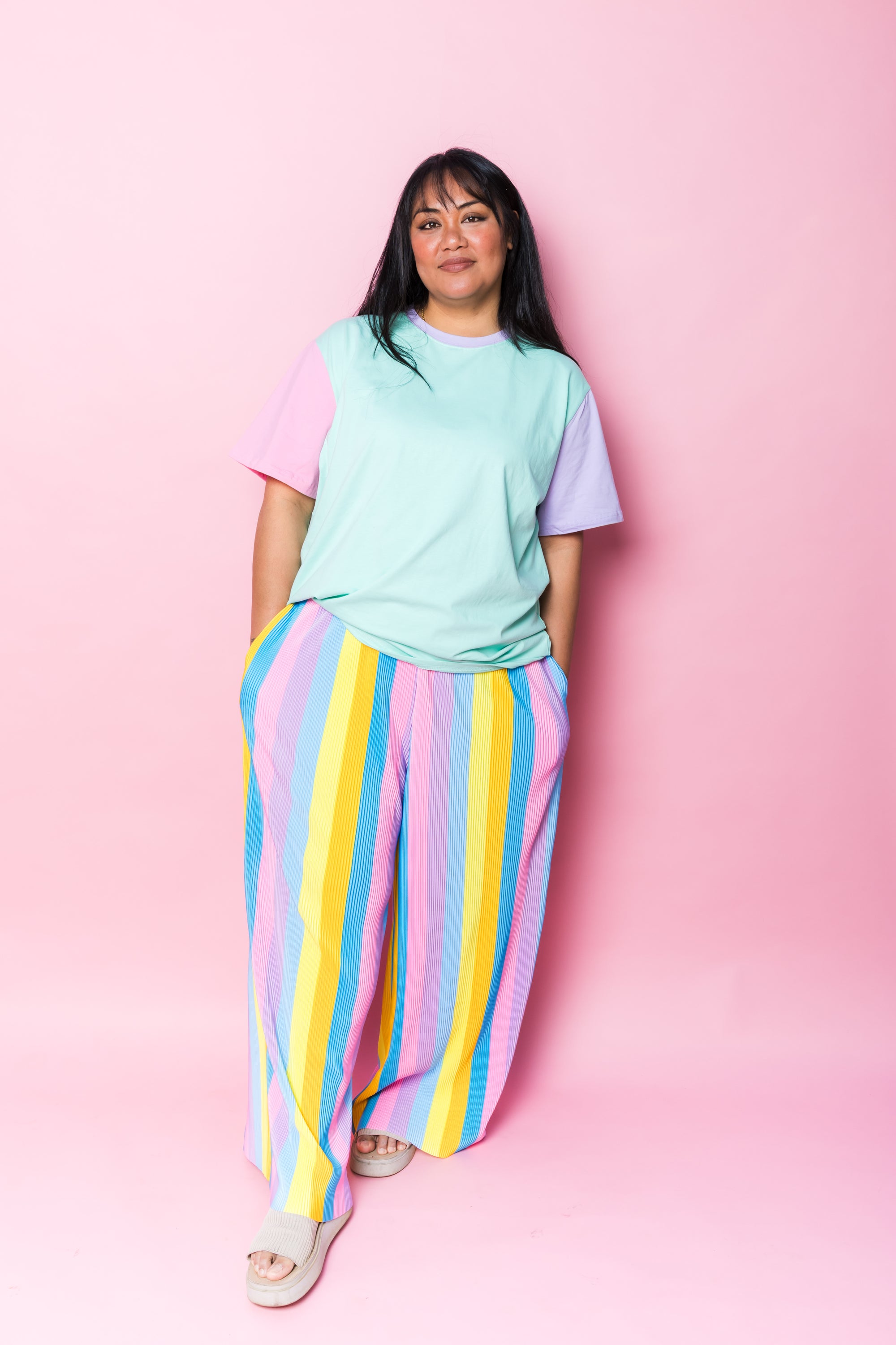 Rainbow Stretch Pants