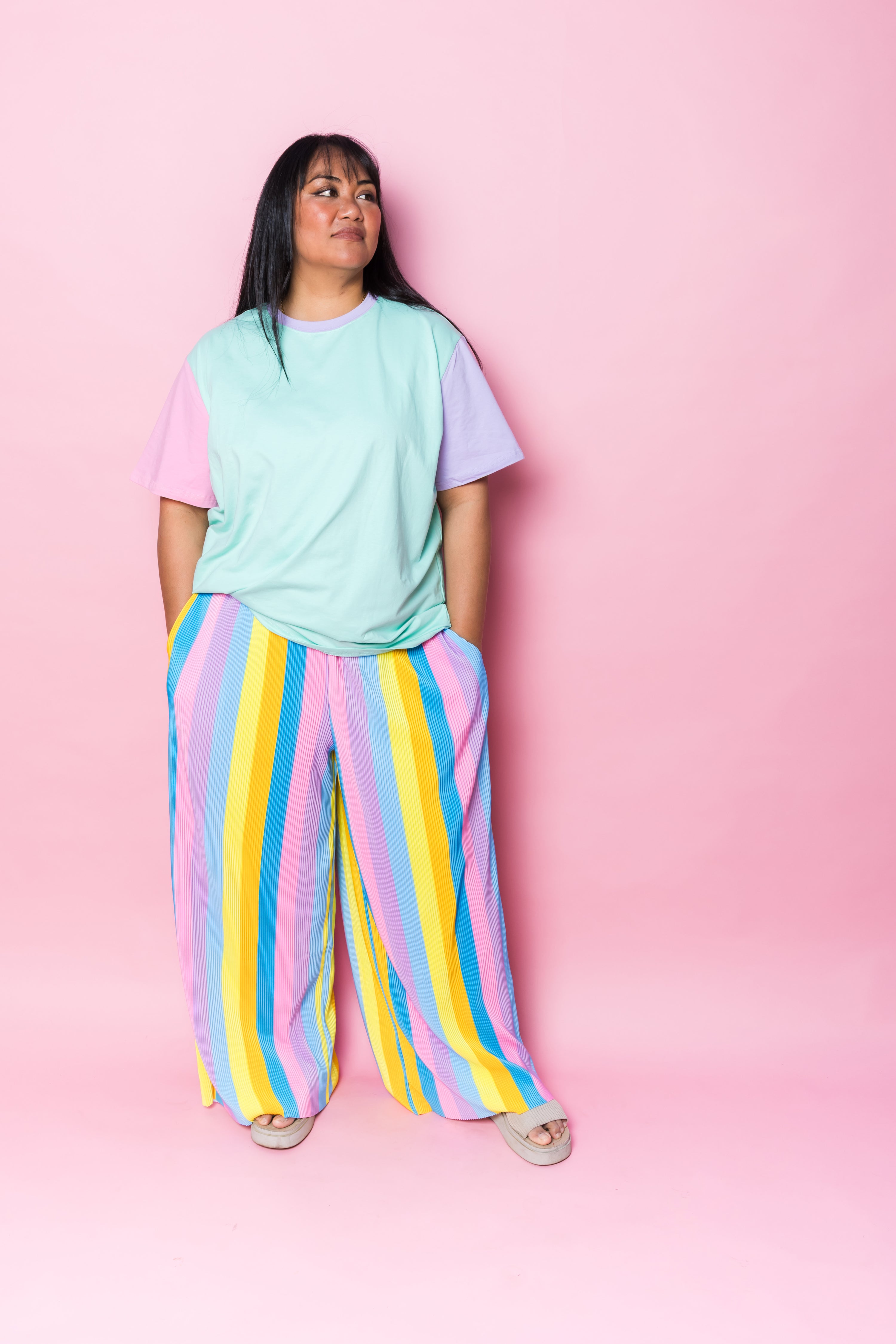 Rainbow Stretch Pants