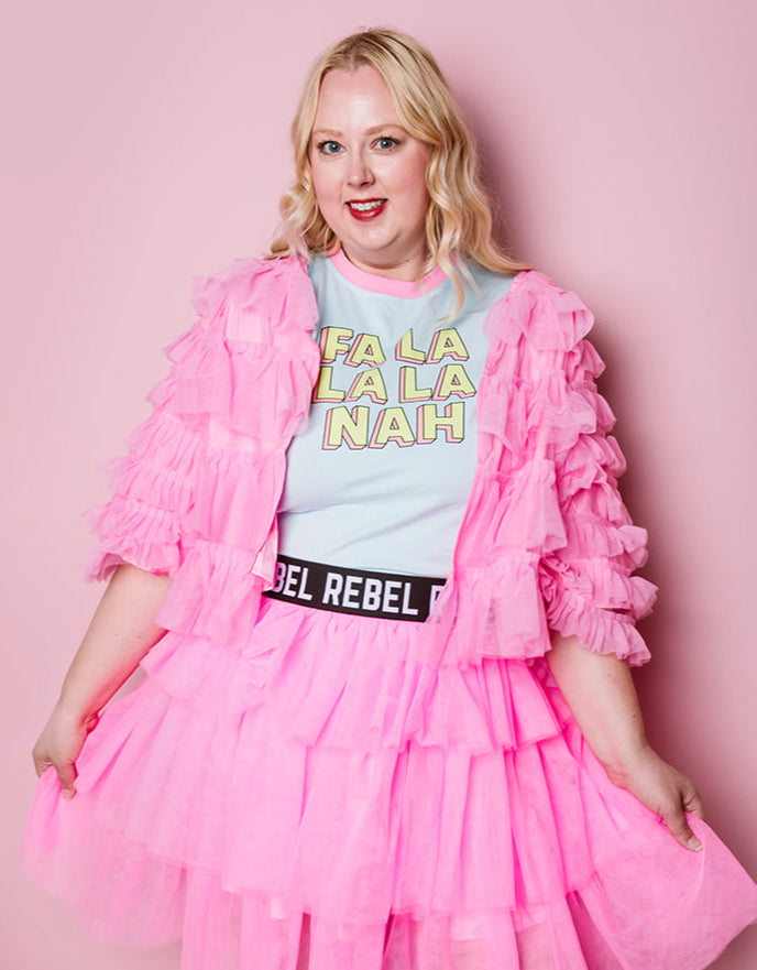 Pink Tulle Bolero