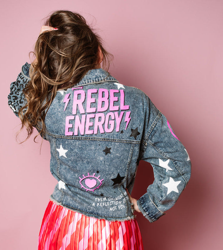 REBEL ENERGY Denim Jacket - ON SALE!