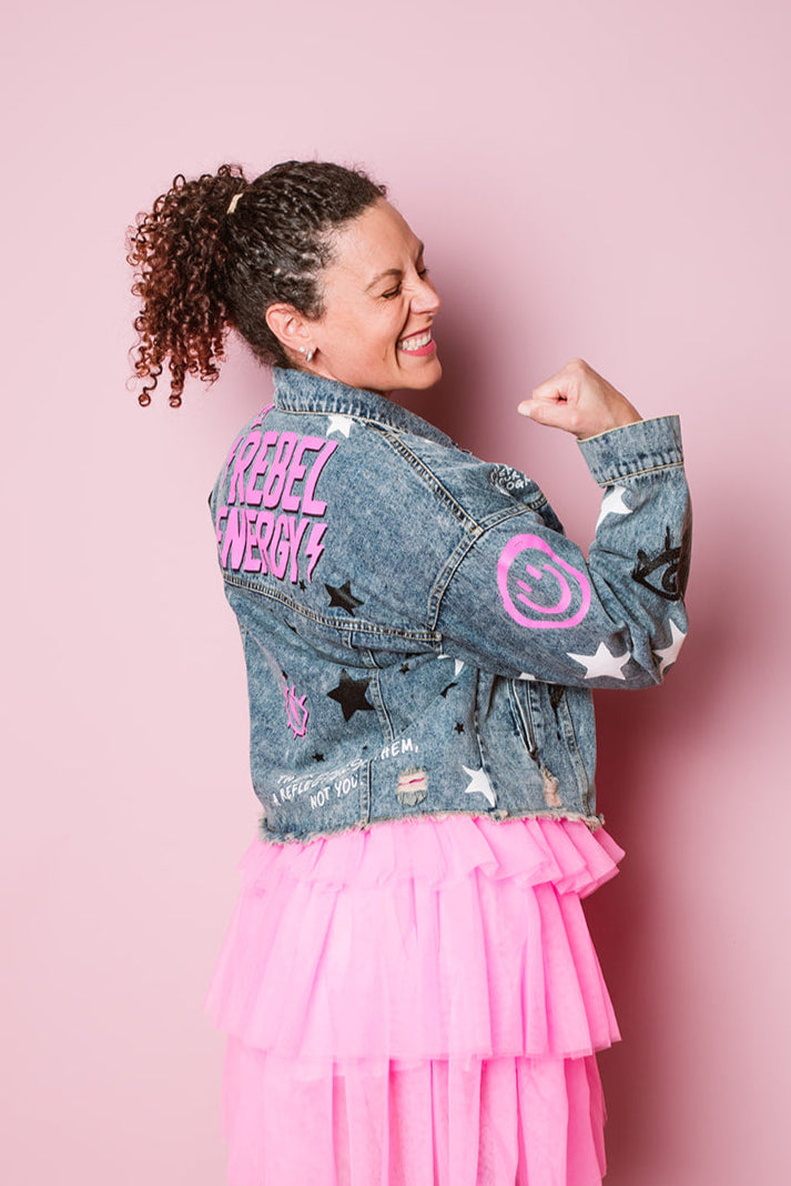 REBEL ENERGY Denim Jacket - ON SALE!