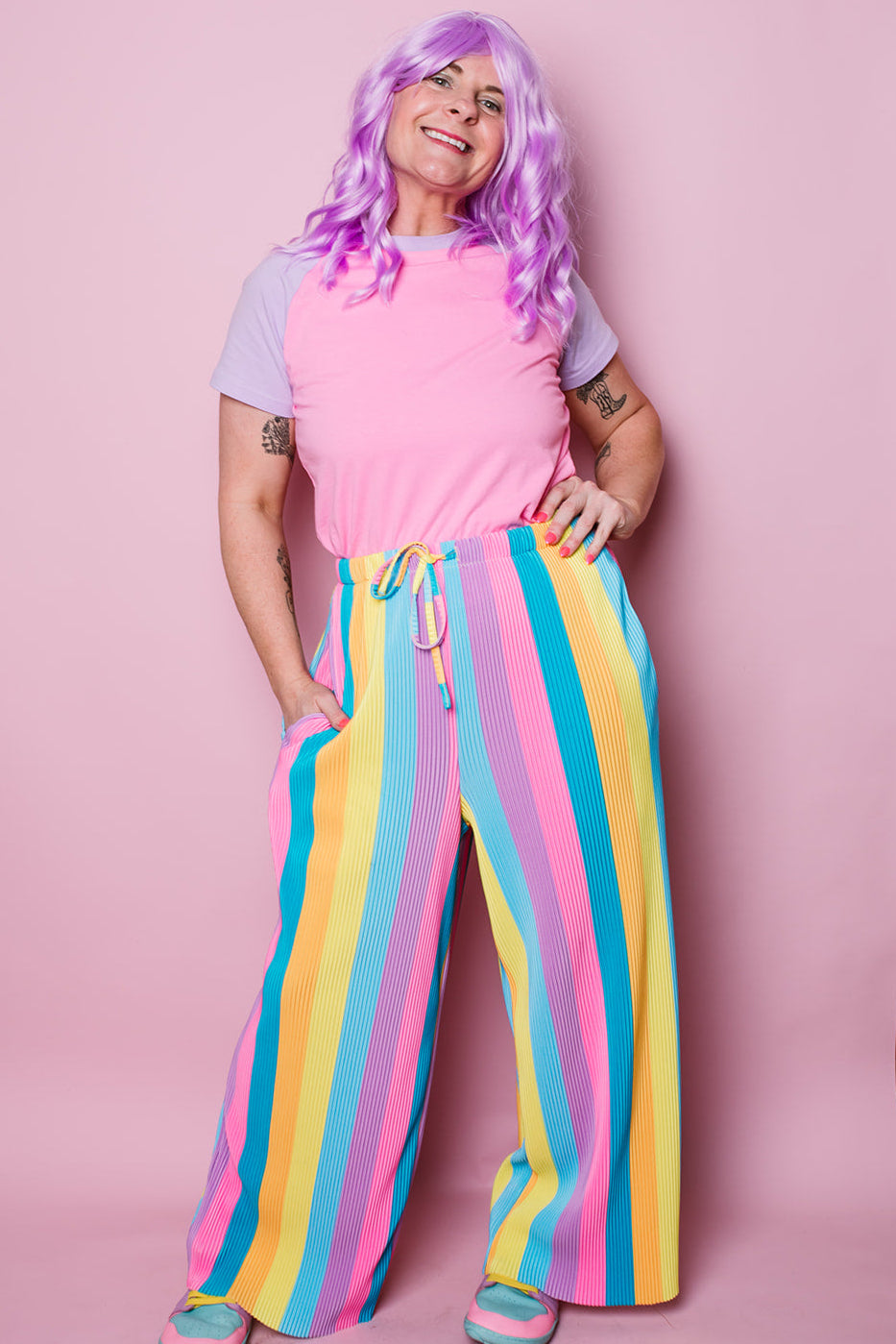 Rainbow Stretch Pants