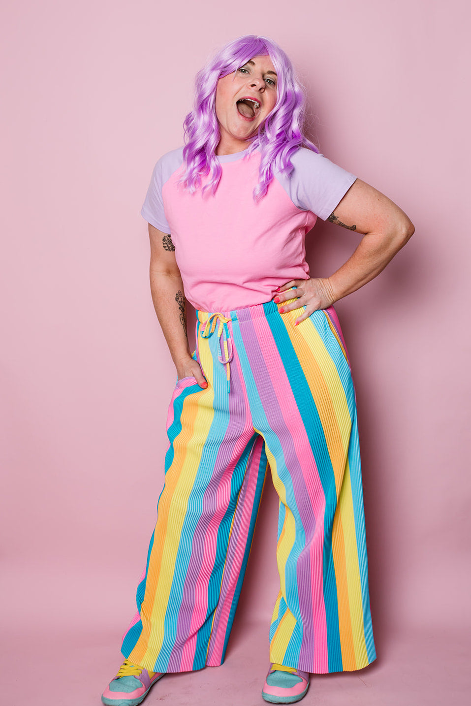Rainbow Stretch Pants