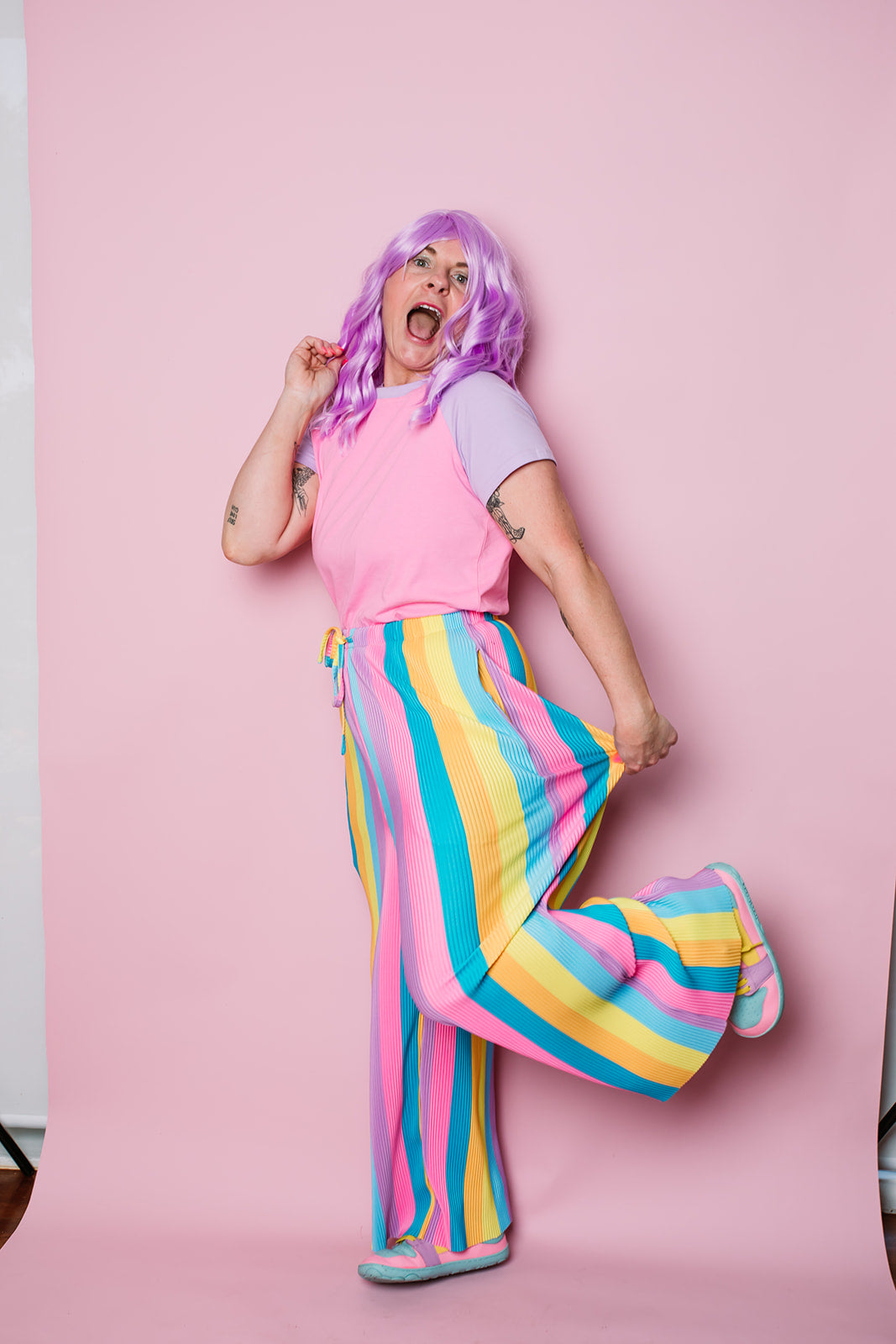 Rainbow Stretch Pants