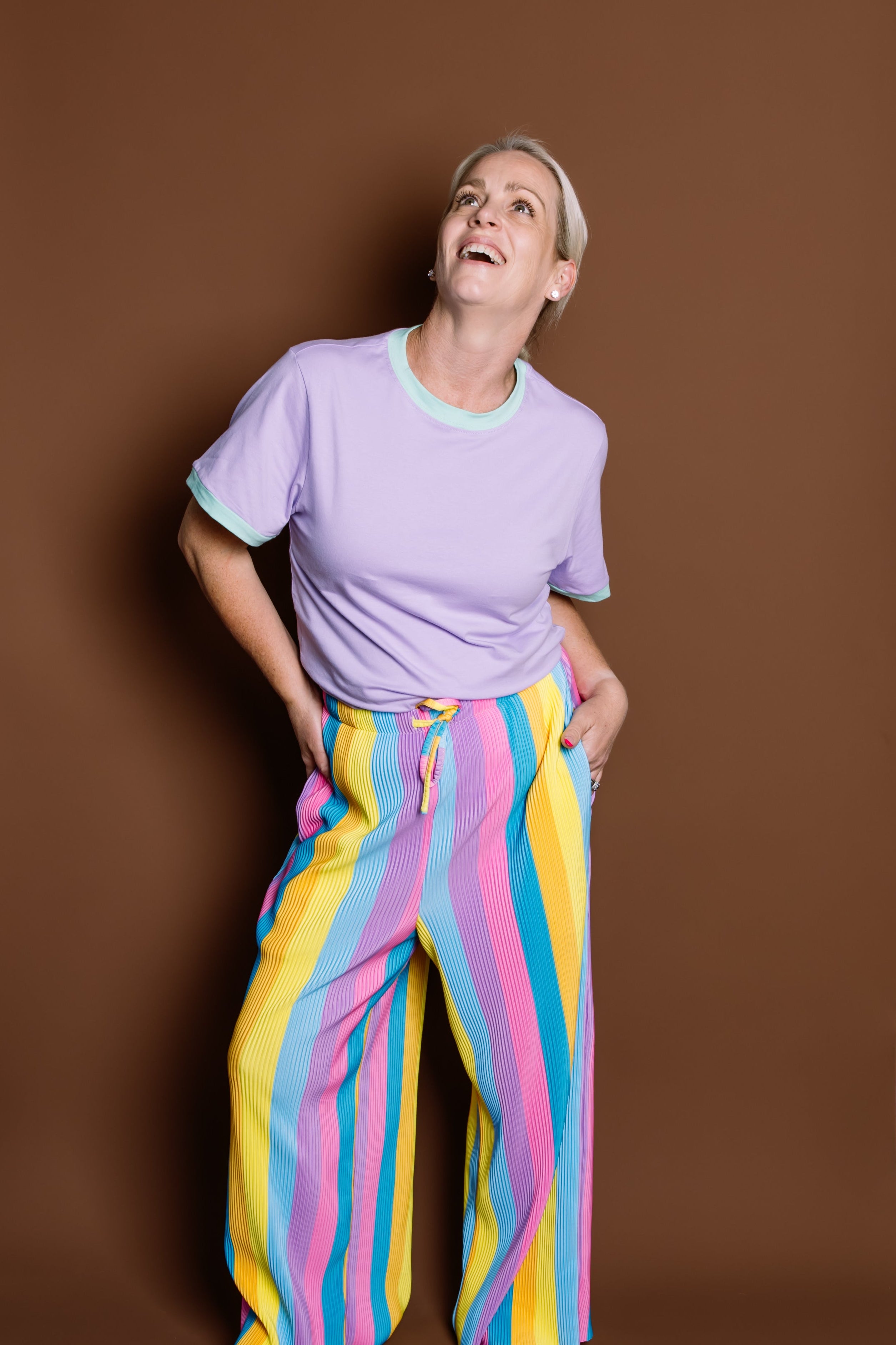 Rainbow Stretch Pants