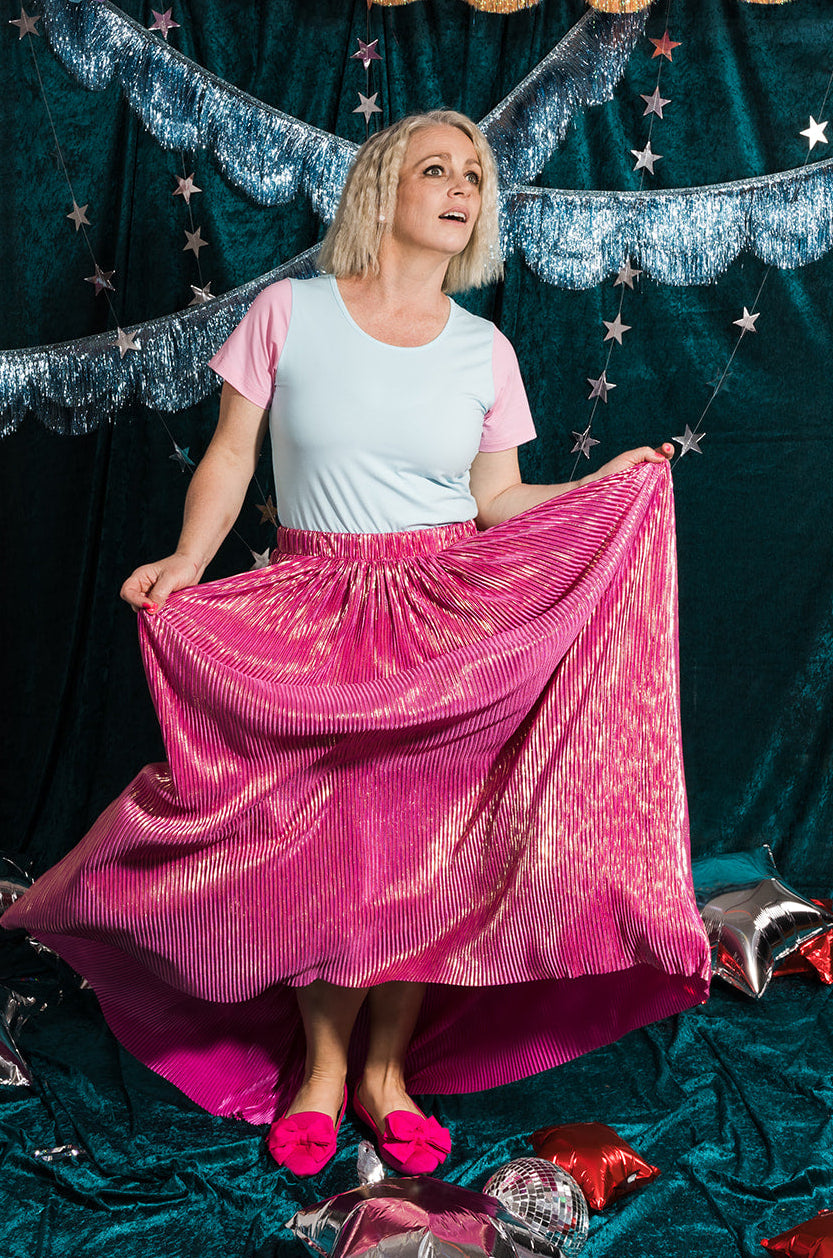 Pink Shimmer Skirt - ONLINE OCT 15!