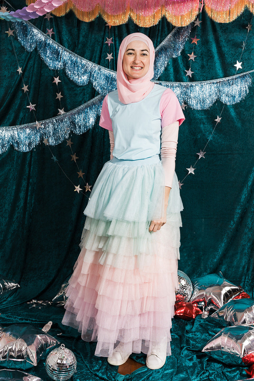 Pastel Rainbow Tulle Skirt