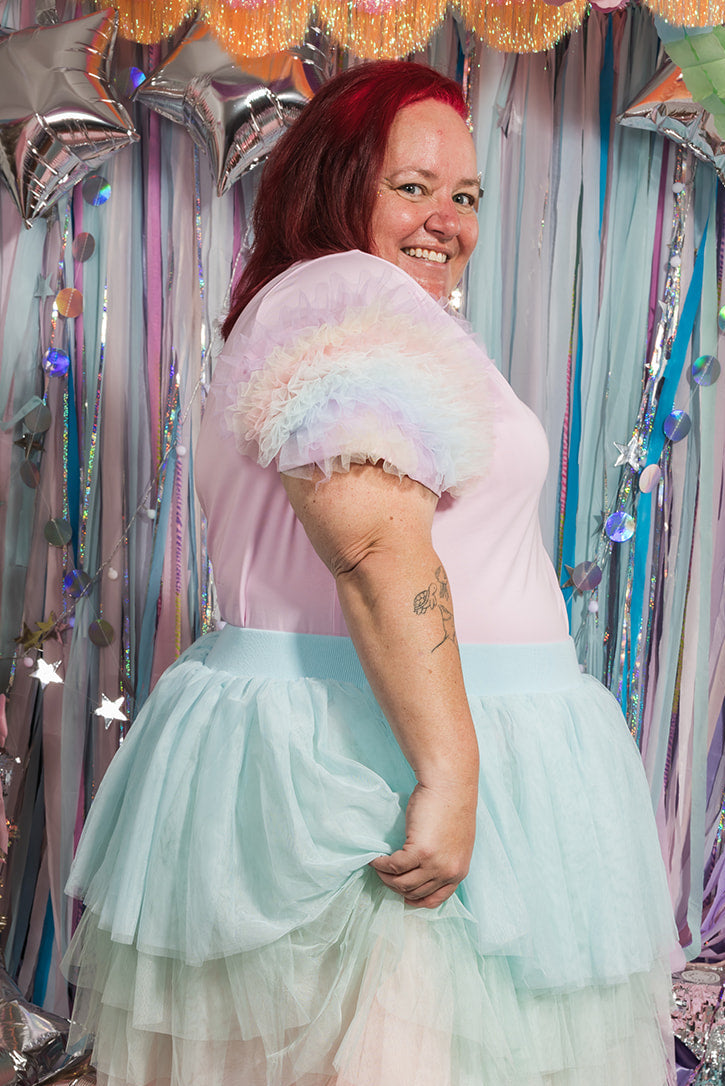 Pastel Rainbow Tulle Tee - ONLINE OCT 15!
