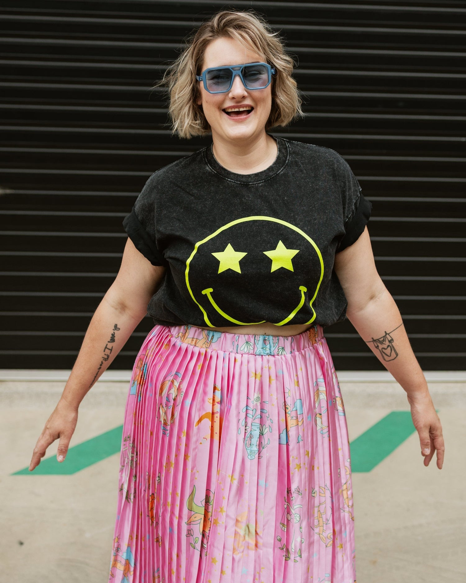 Chaotic Tee Black Oversize tee