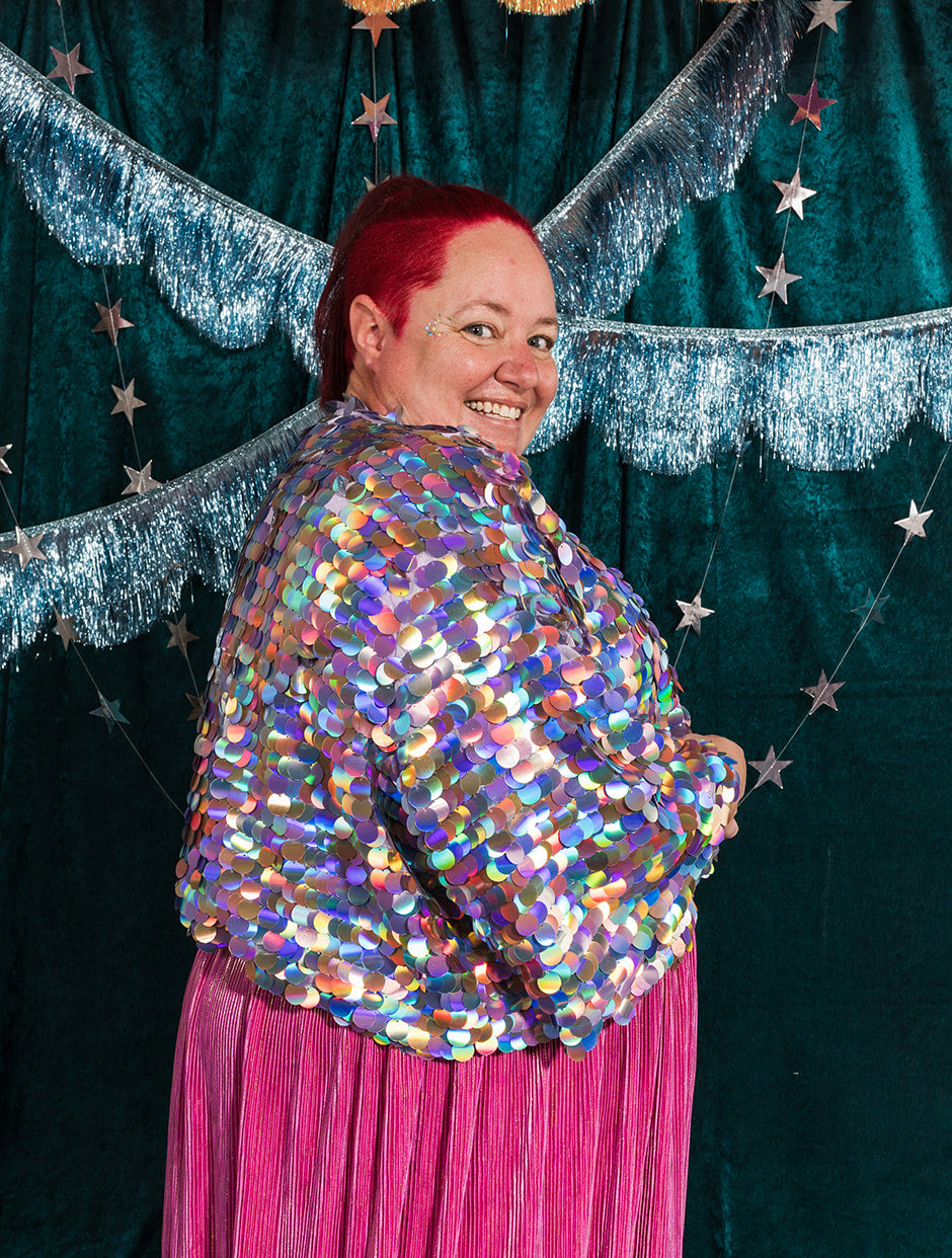 Metallic Sequin Jacket - ONLINE OCT 15!