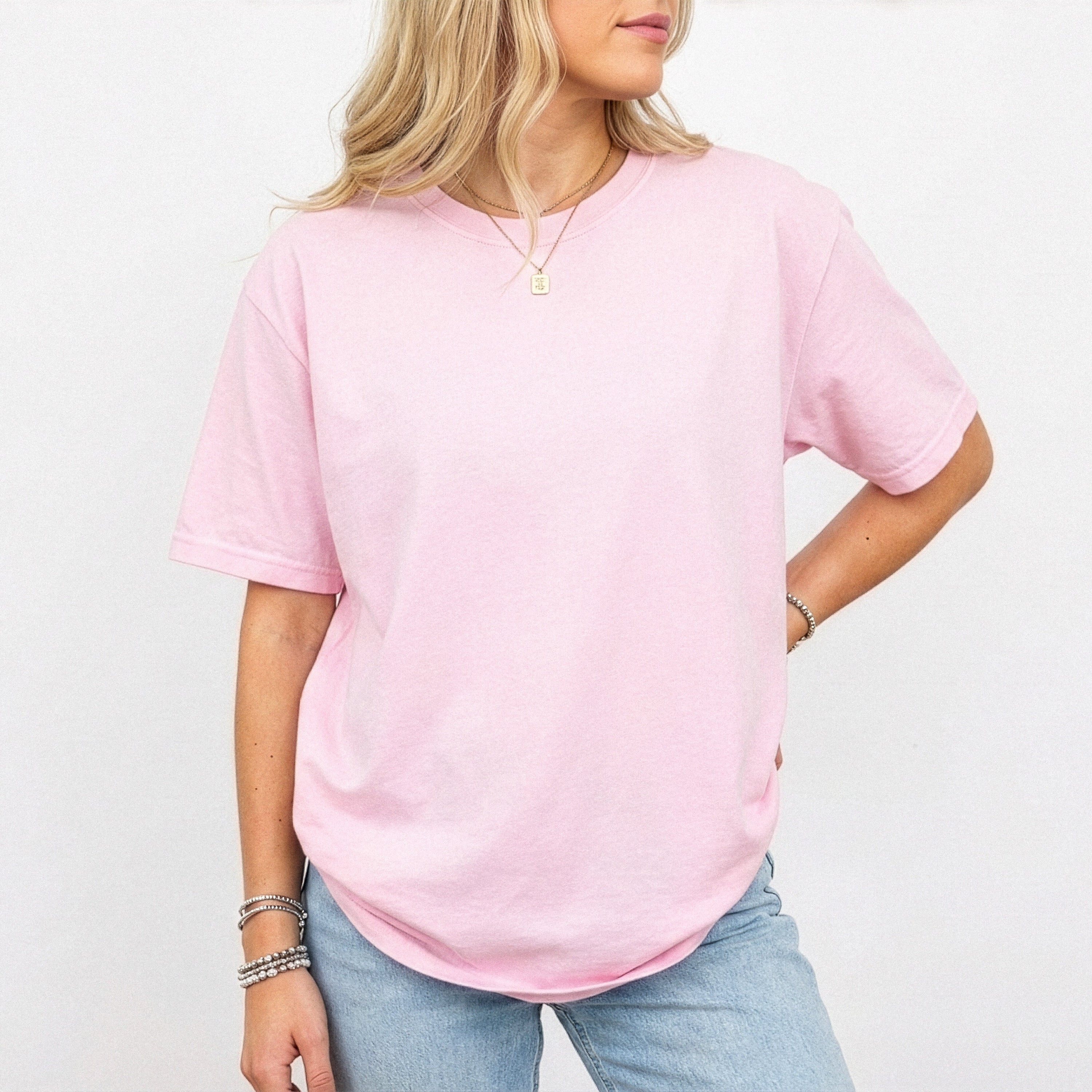 Plain Pink Womens Tee