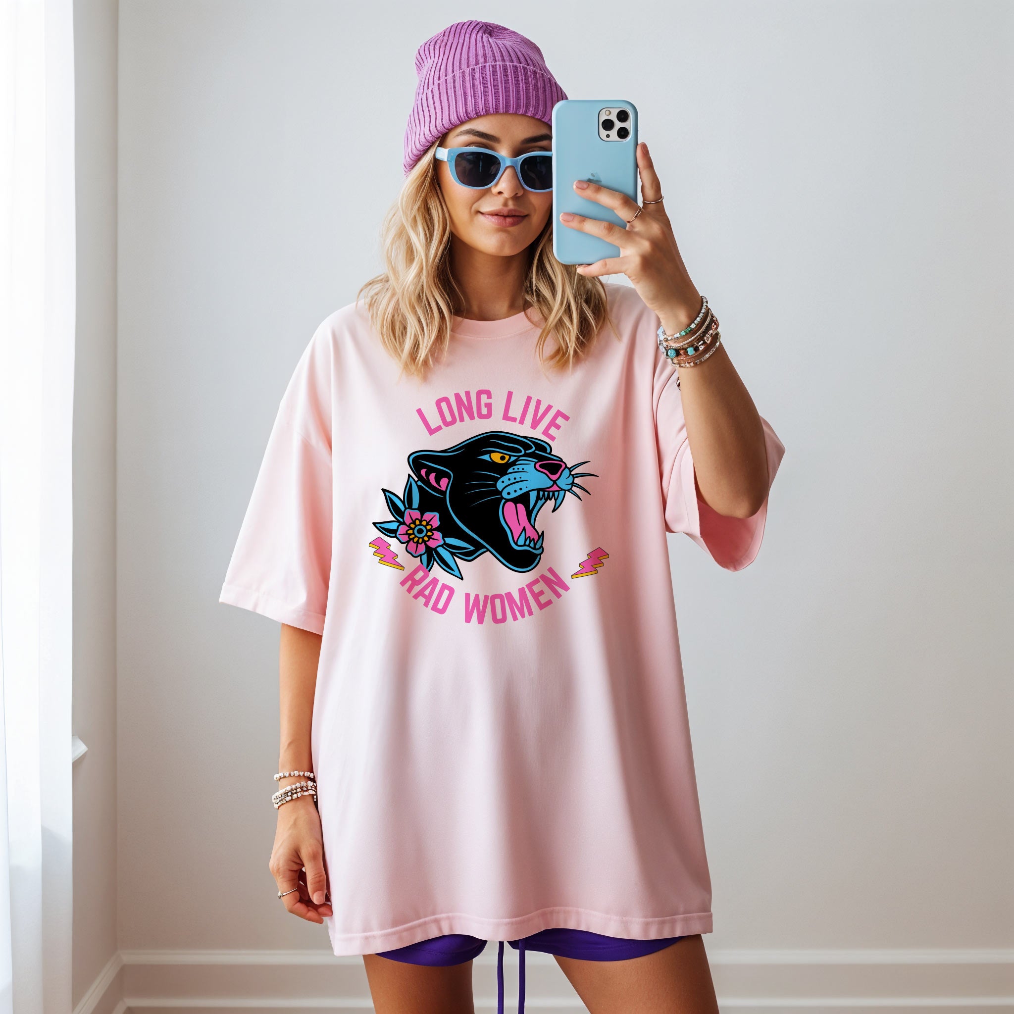 Long Live Rad Women Pink Tee