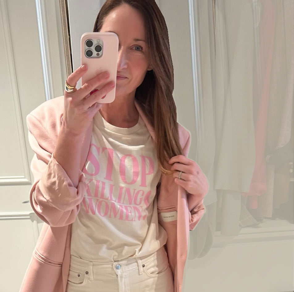 Stop Killing Women Natural Womens Tee