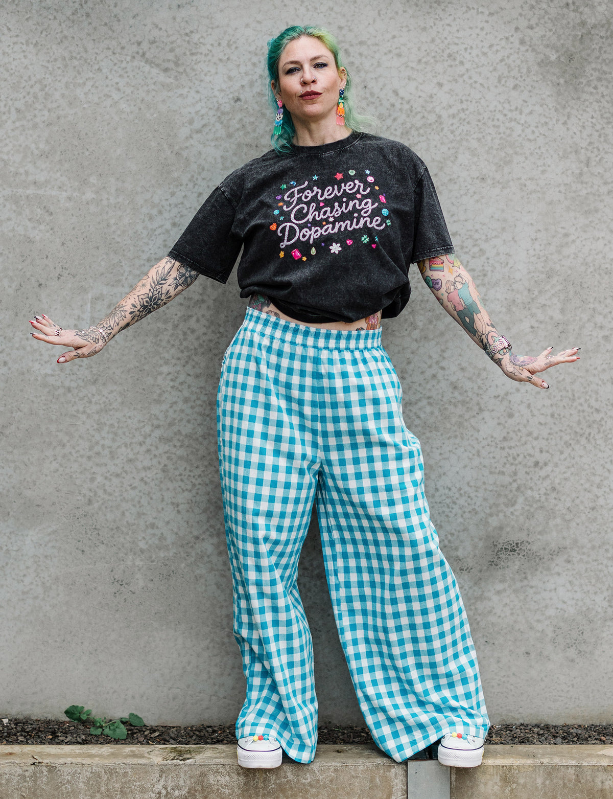 Blue Gingham Pants - ONLINE 22nd Sept